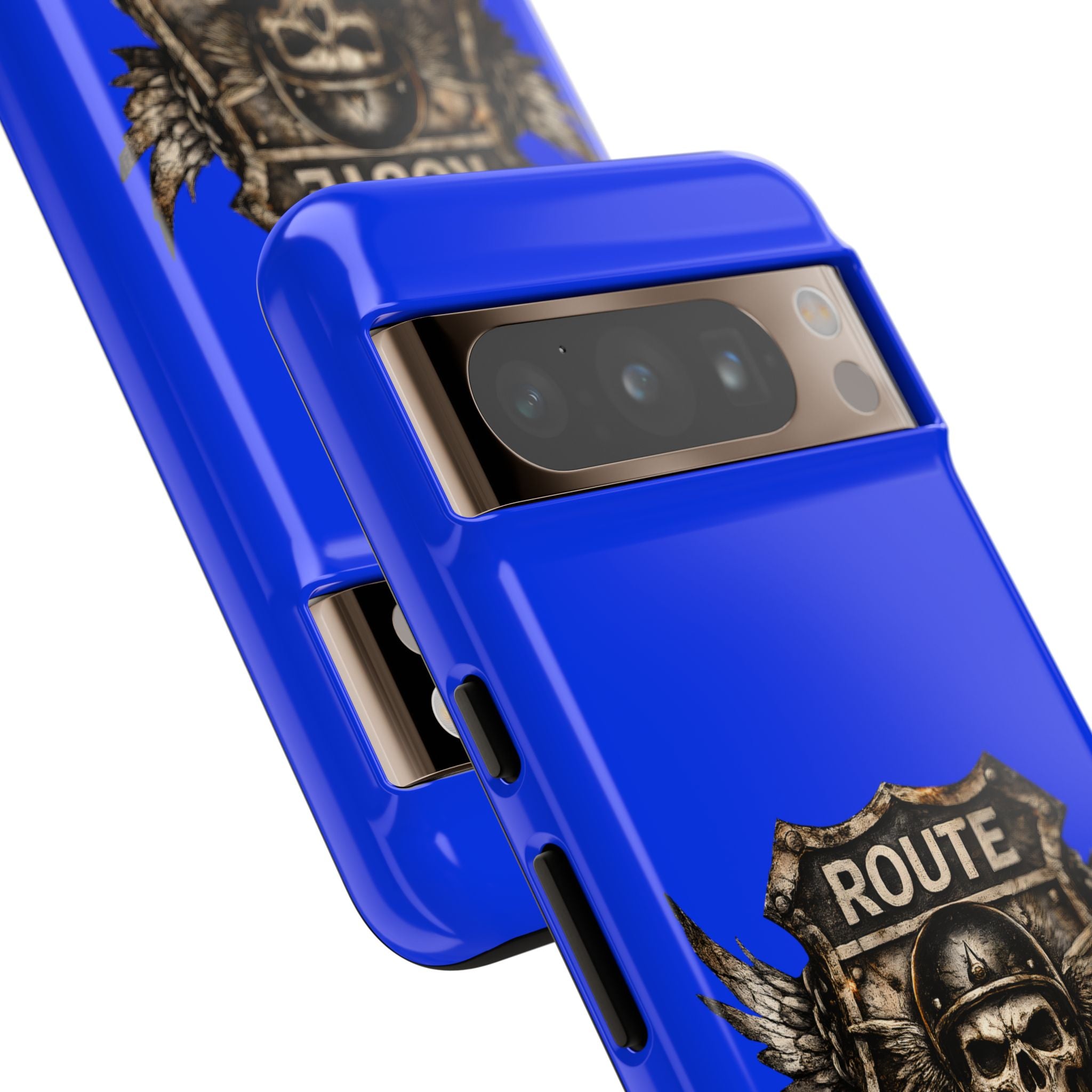 Route 66 Skull Helmet phone case | Motorcycle emblem, Ride the Legend