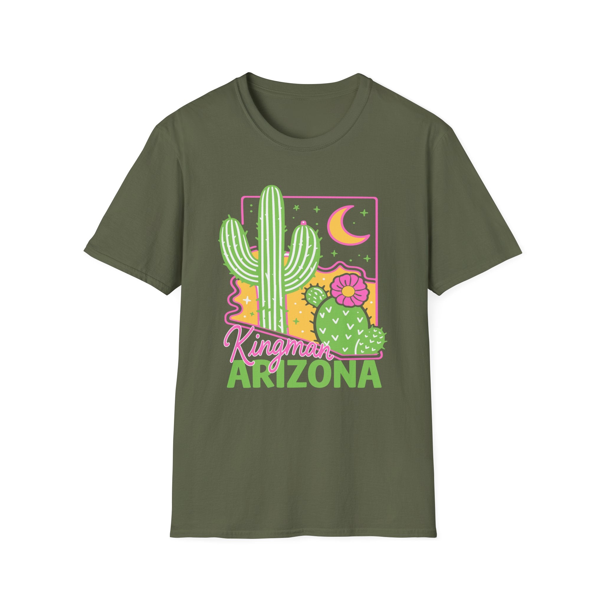 Kingman Arizona Cactus T-Shirt | Desert Saguaro Graphic Tee