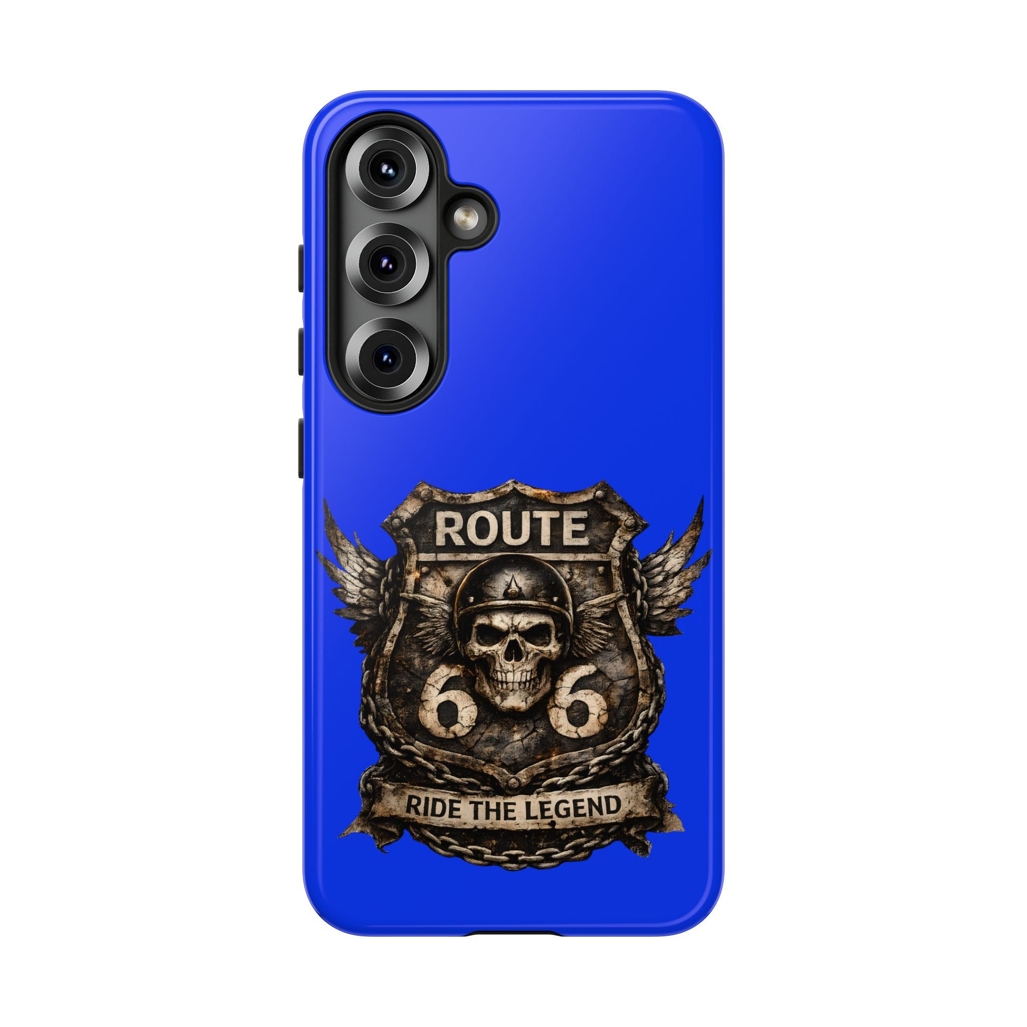 Route 66 Skull Helmet phone case | Motorcycle emblem, Ride the Legend