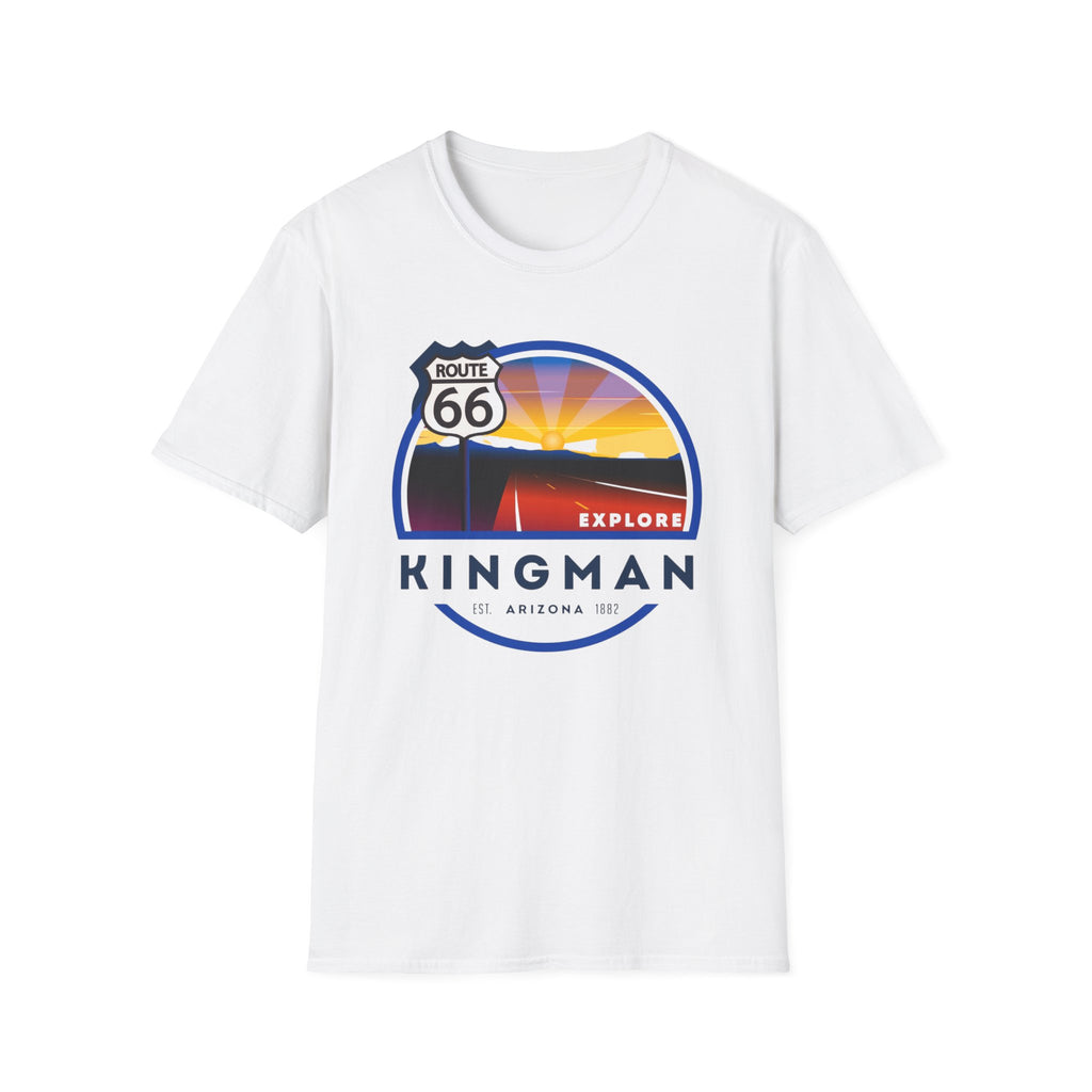 Route 66 Kingman Arizona T-Shirt — Vintage Sunset Explore Graphic Tee