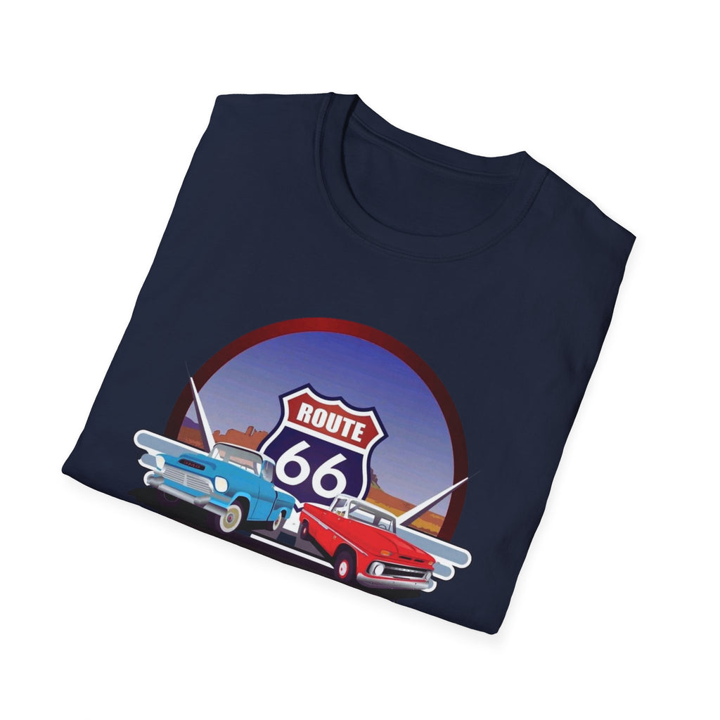 Route 66 Kingman Arizona Softstyle T-Shirt, Vintage Tee, Retro Shirt, Unisex Top, Gift for Travelers