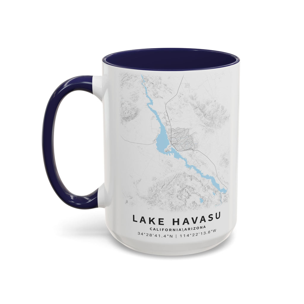 Lake Havasu map Accent Coffee Mug | 11oz 15oz