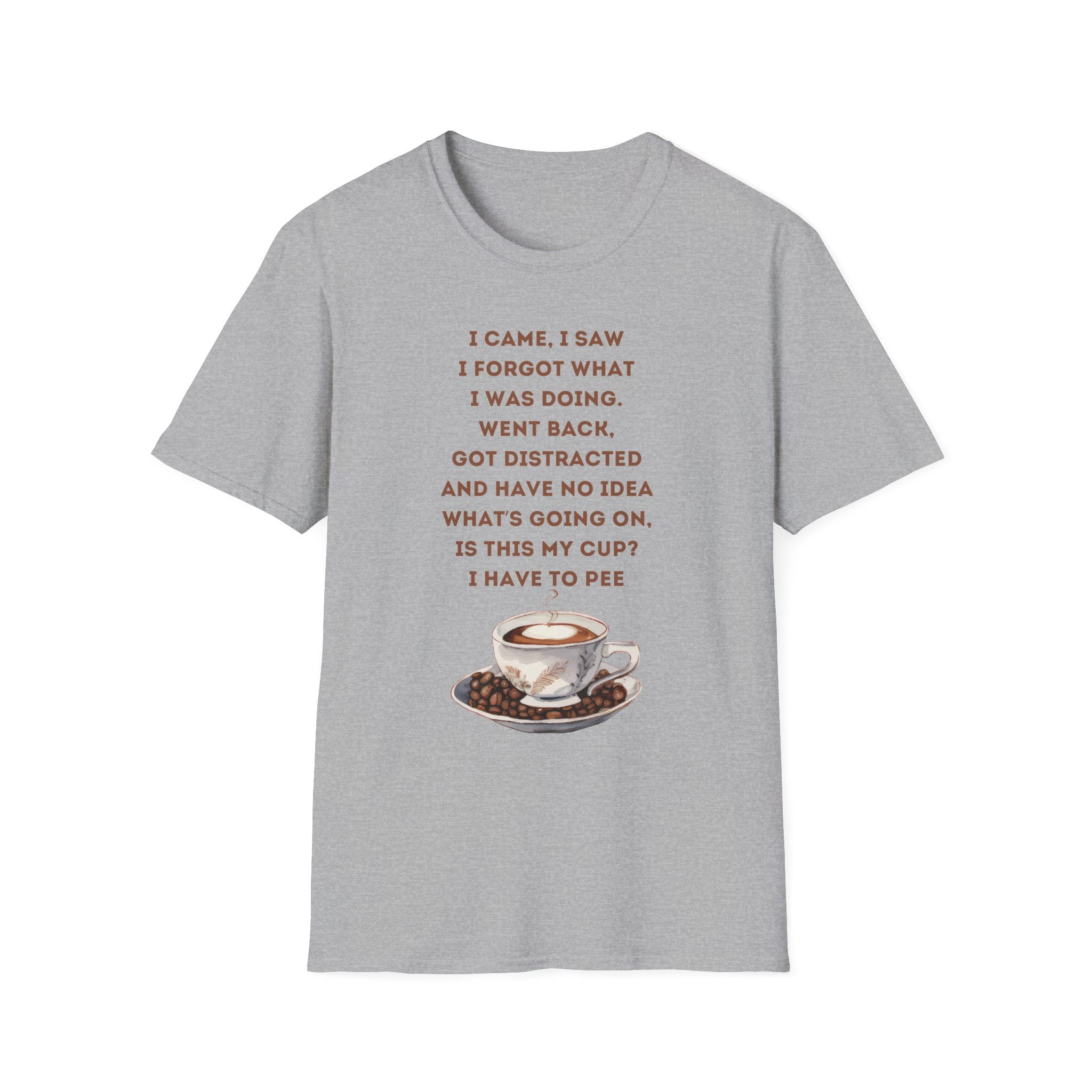 Funny Coffee Quote T-Shirt for Coffee Lovers, Humor Tee, Gift for Him/Her, Perfect for Birthdays, Housewarming, Casual Wear