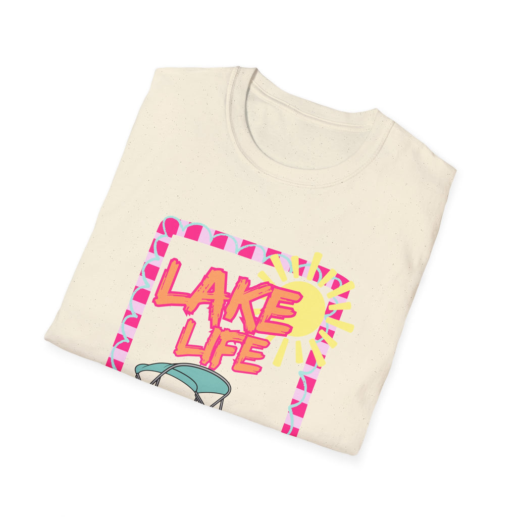 Lake Life Pontoon Boat T-Shirt | Summer Lake Vibes