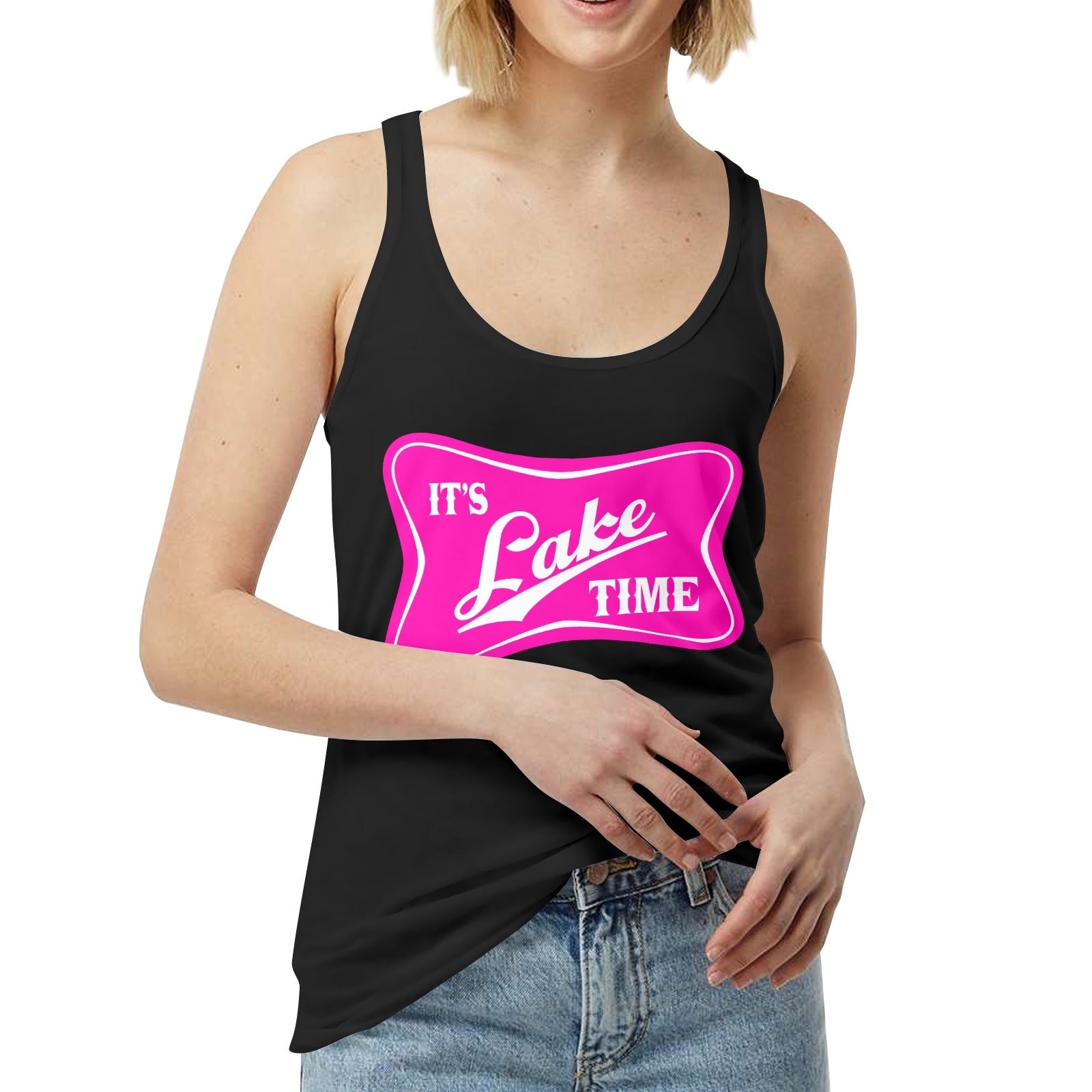 Its Lake Time Women's Tank Top  Made in USA Free Shipping