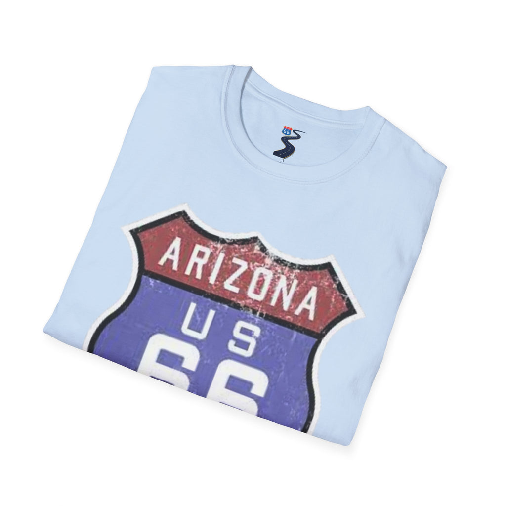 Arizona US 66 Shield T-Shirt | Route 66 Vintage Sign Tee