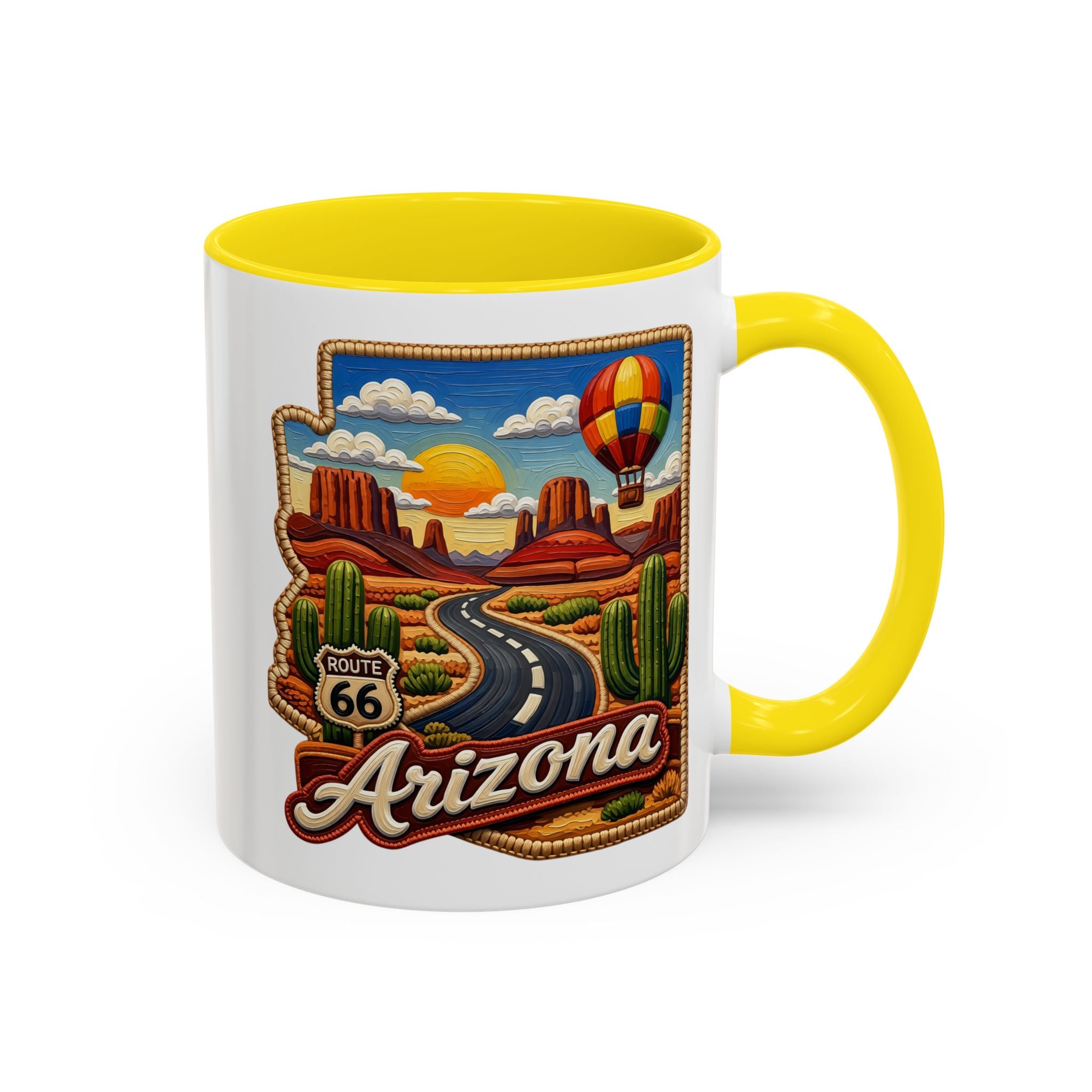 Arizona Route 66 Desert Scenic Mug | Accent Coffee Mug