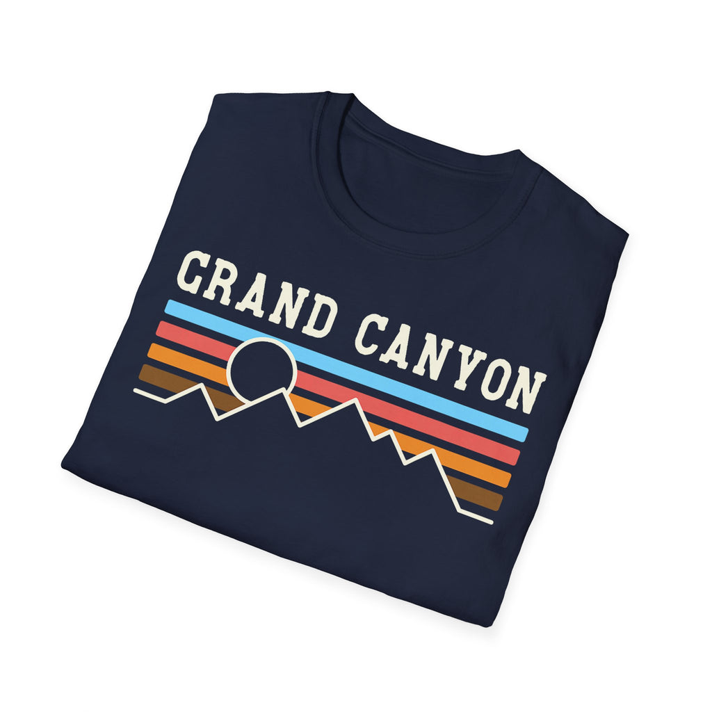 Grand Canyon Retro Sunset T-Shirt | Printed Front and Back National Park Landscape