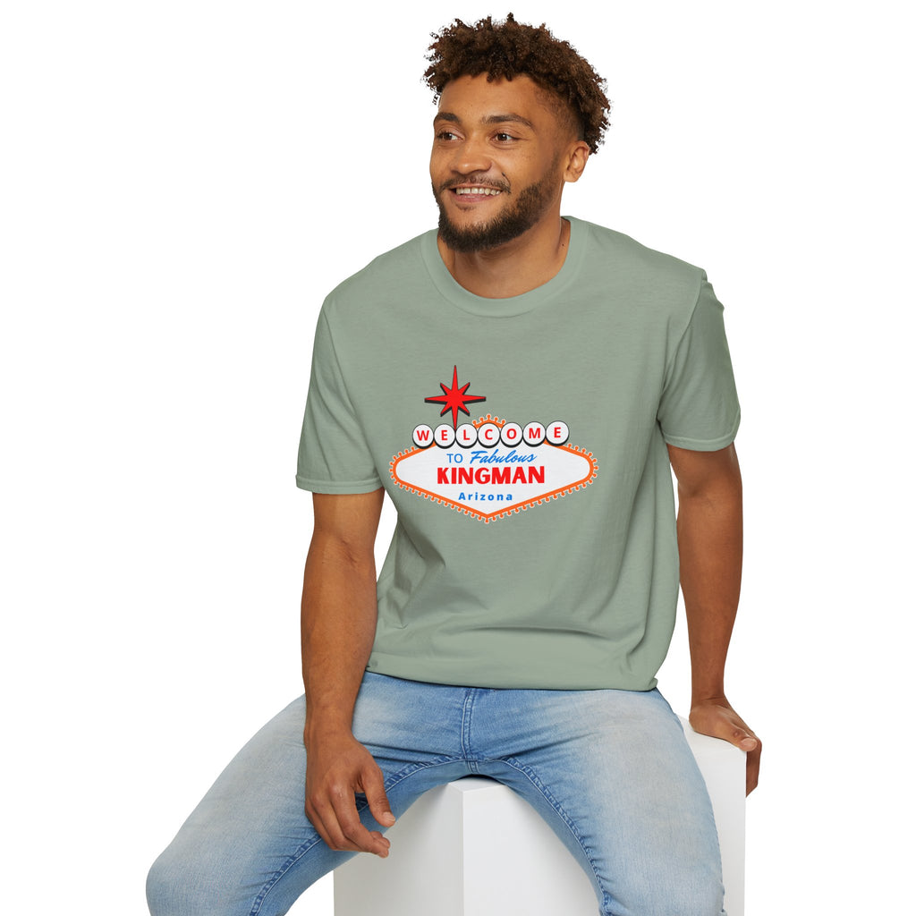 Kingman Arizona Vintage Welcome Sign T-Shirt