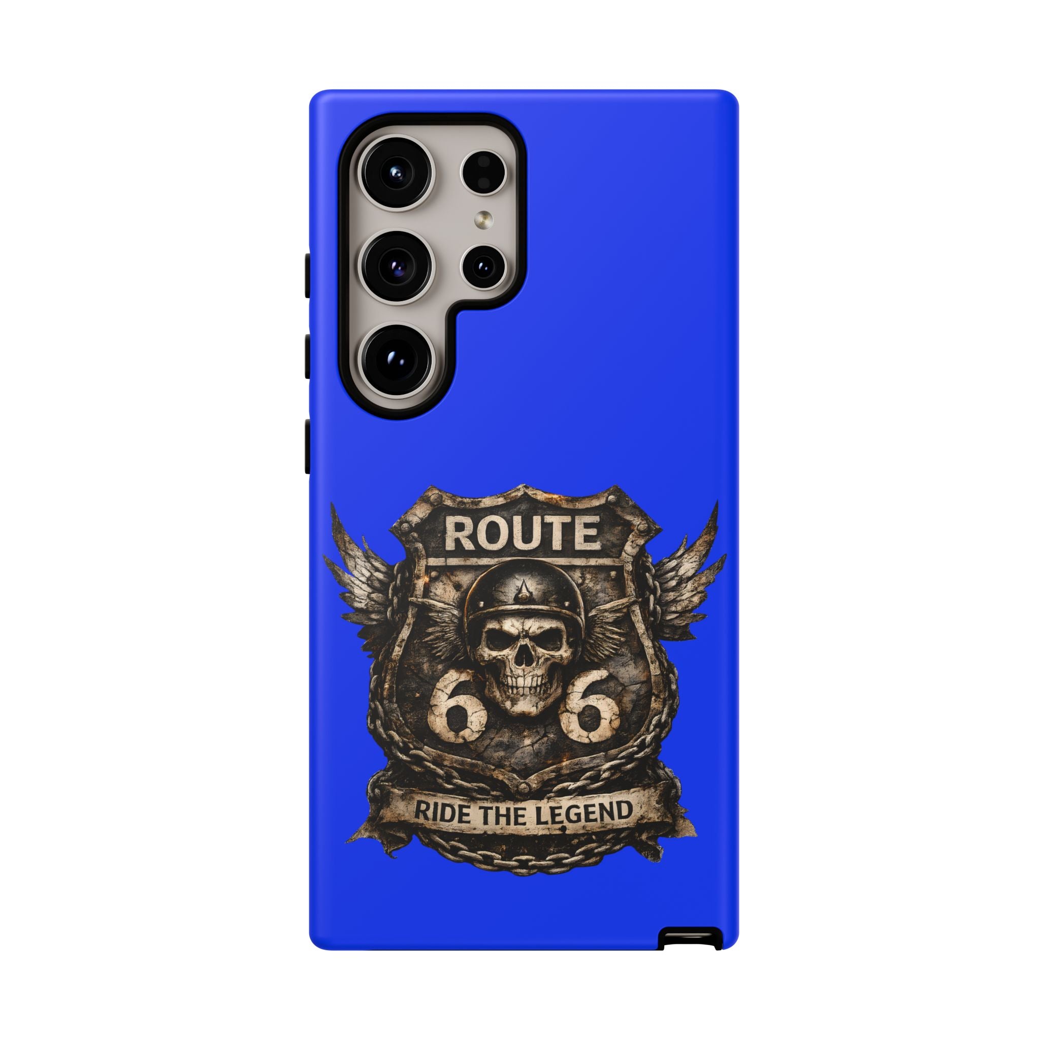 Route 66 Skull Helmet phone case | Motorcycle emblem, Ride the Legend