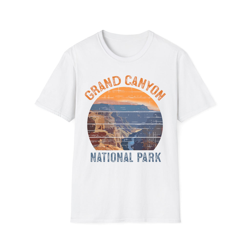 Grand Canyon National Park T-Shirt | Vintage Sunset Landscape