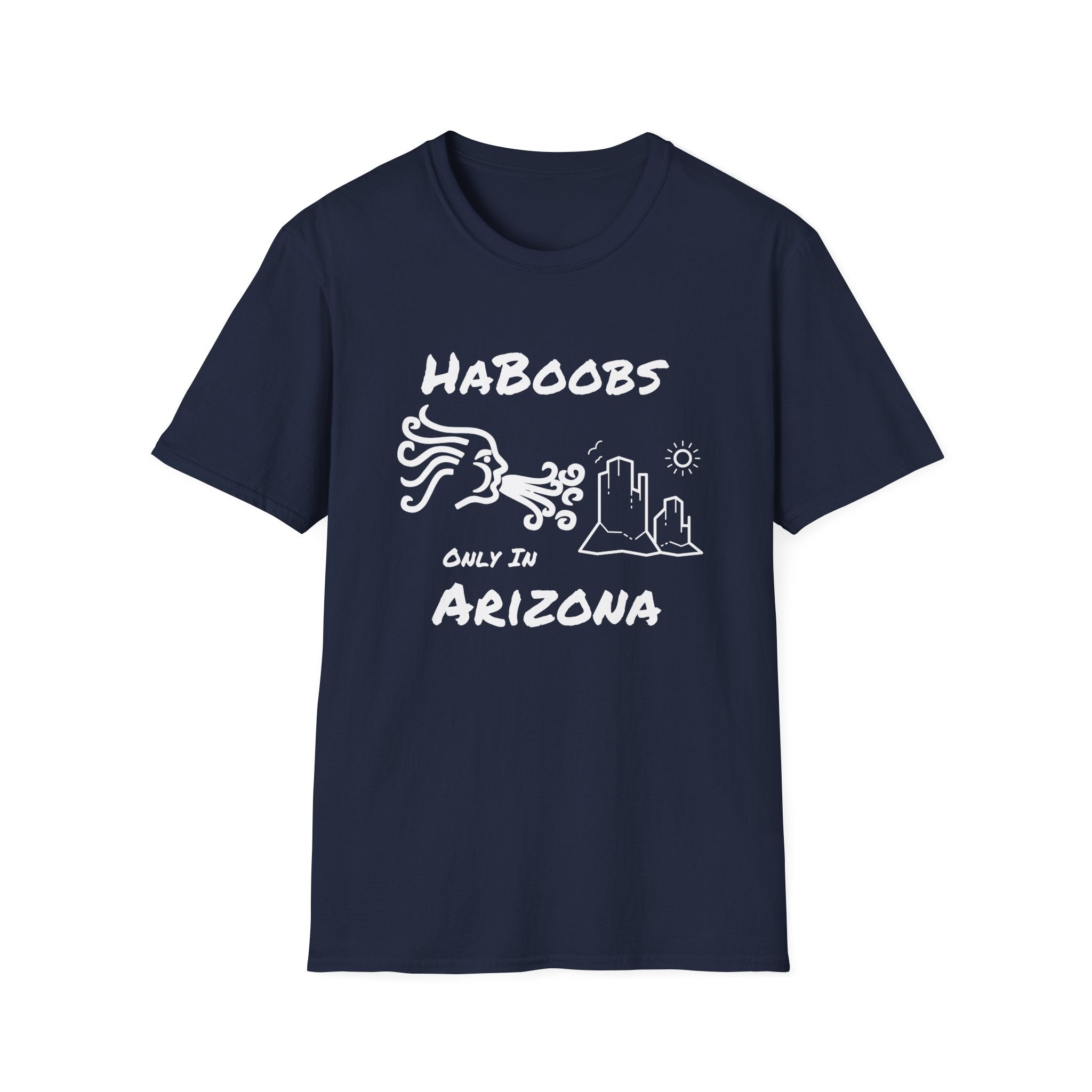 Arizona HaBoobs Softstyle T-Shirt, Casual Tee for Everyday Wear, Perfect Gift for Friends, Fashionable Graphic T-Shirt for Any Occasion