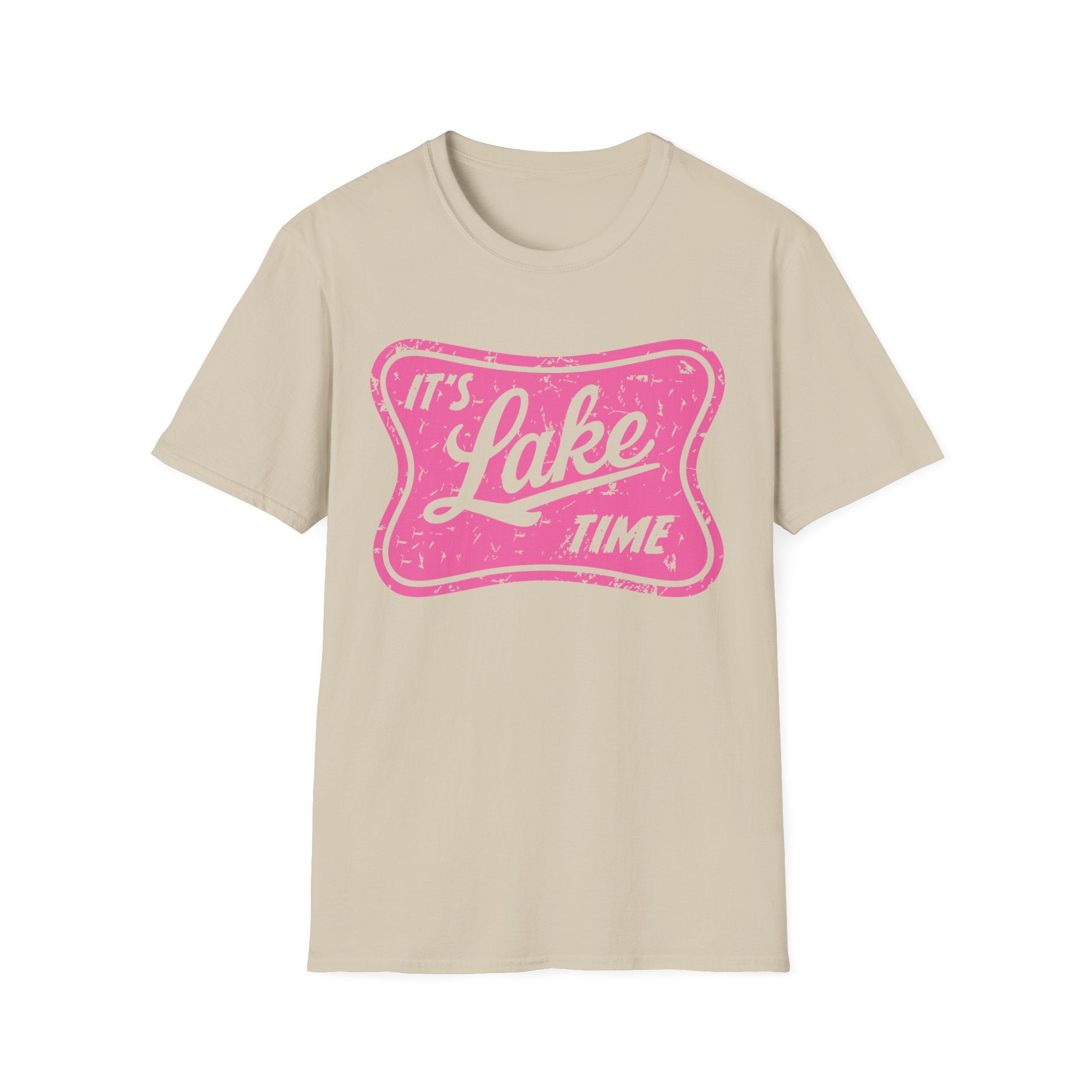 Lake Life Graphic Tee | Its Lake Time T-Shirt, Unisex Softstyle Tee, Womans Girls Teens, Summer Outdoor Tee, Lake Lover Gift
