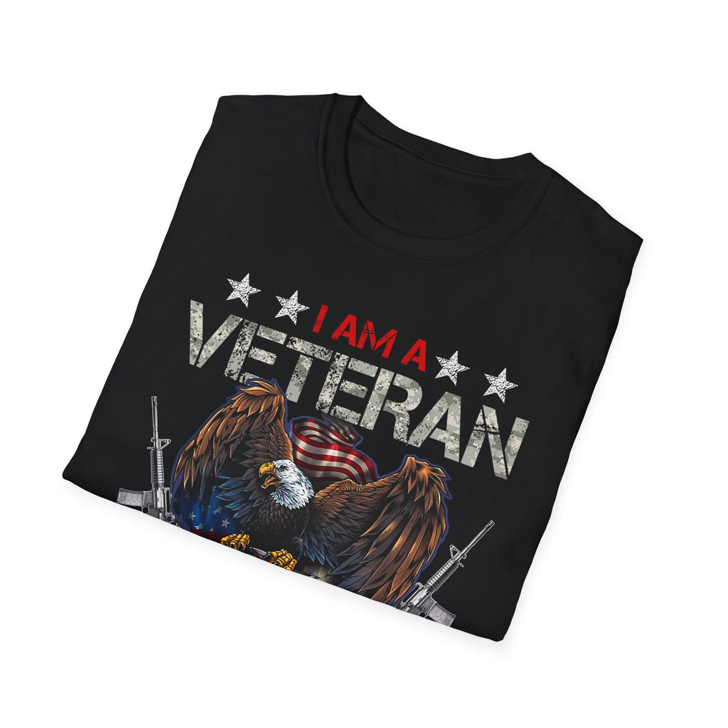 I Am Veteran My Oath Never Expires T-Shirt | Eagle American Flag Military Pride