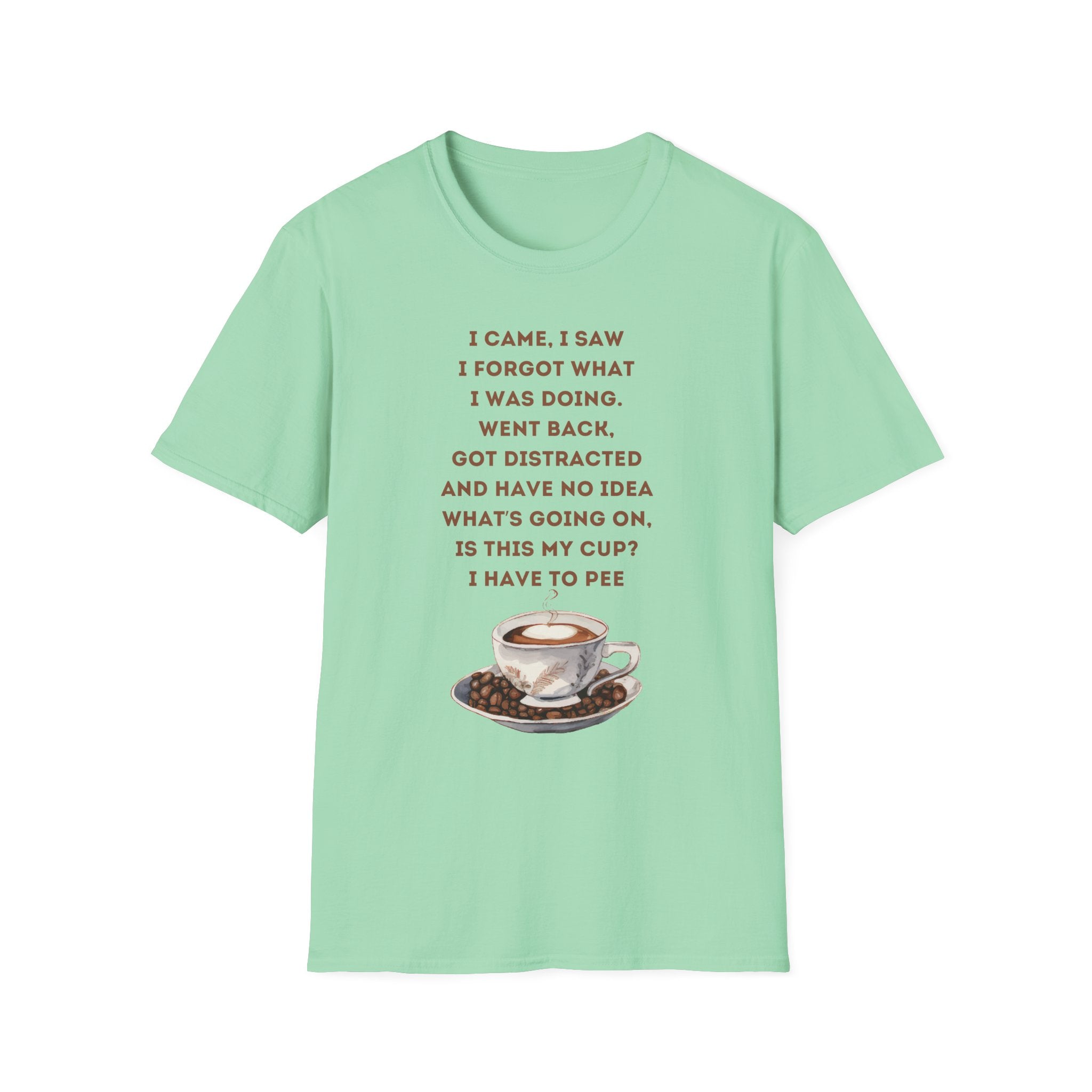 Funny Coffee Quote T-Shirt for Coffee Lovers, Humor Tee, Gift for Him/Her, Perfect for Birthdays, Housewarming, Casual Wear