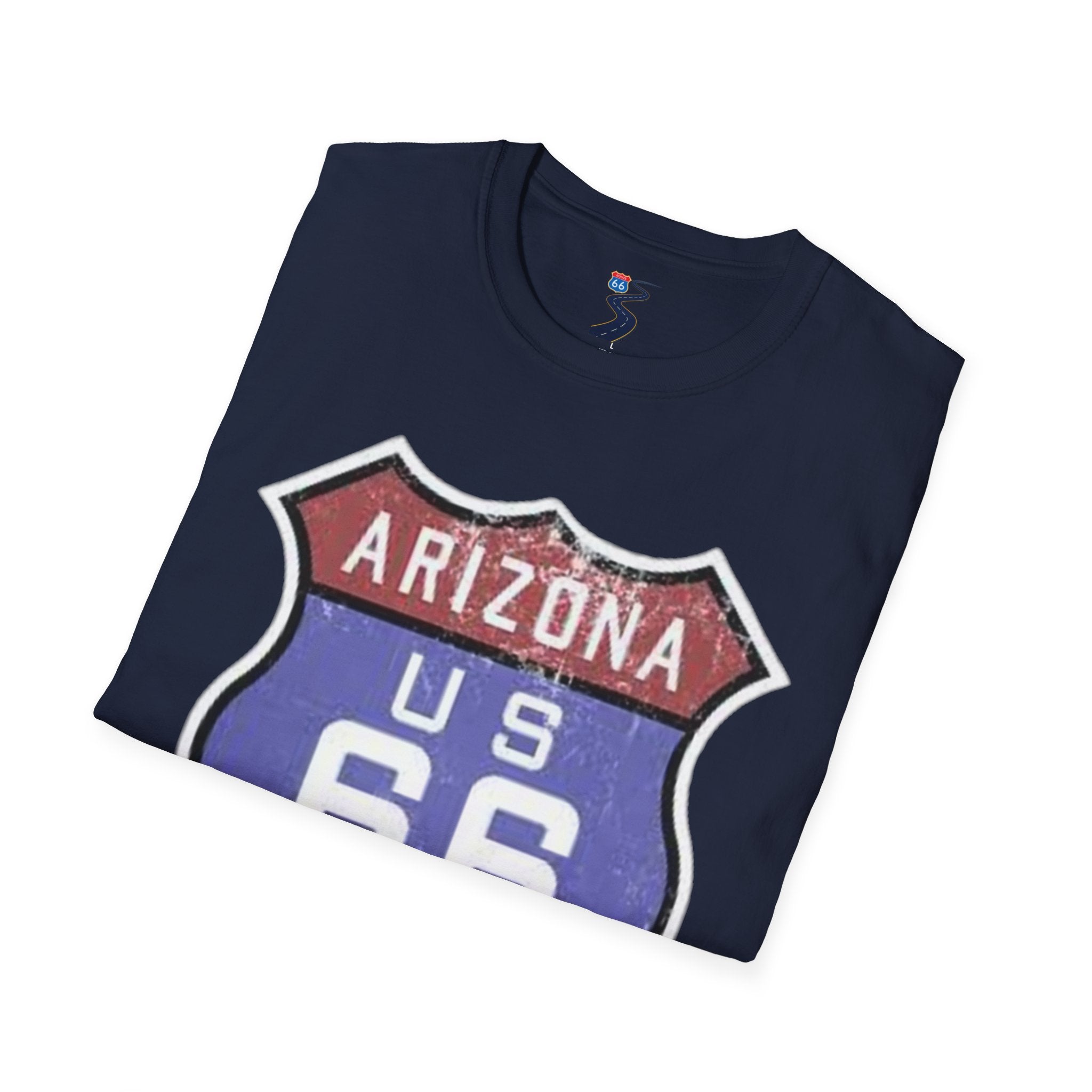 Arizona US 66 Shield T-Shirt | Route 66 Vintage Sign Tee