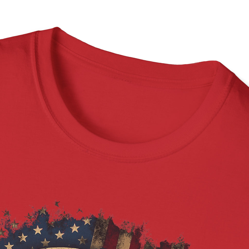 Memorial Day Remember & Honor T-Shirt | Soldier Silhouette American Flag