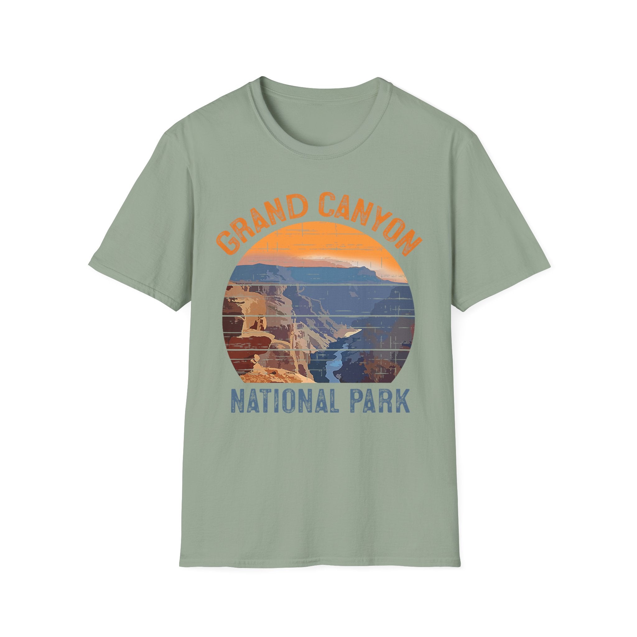 Grand Canyon National Park T-Shirt | Vintage Sunset Landscape