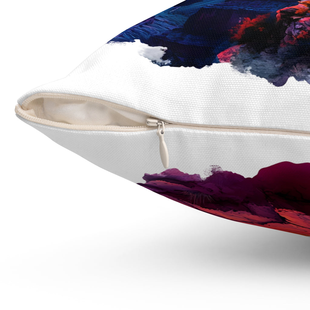 Arizona Sunset Square Pillow, Home Decor, Gift for Nature Lovers, Couch Cushion, Bohemian Style Pillow, Travel Souvenir AZ