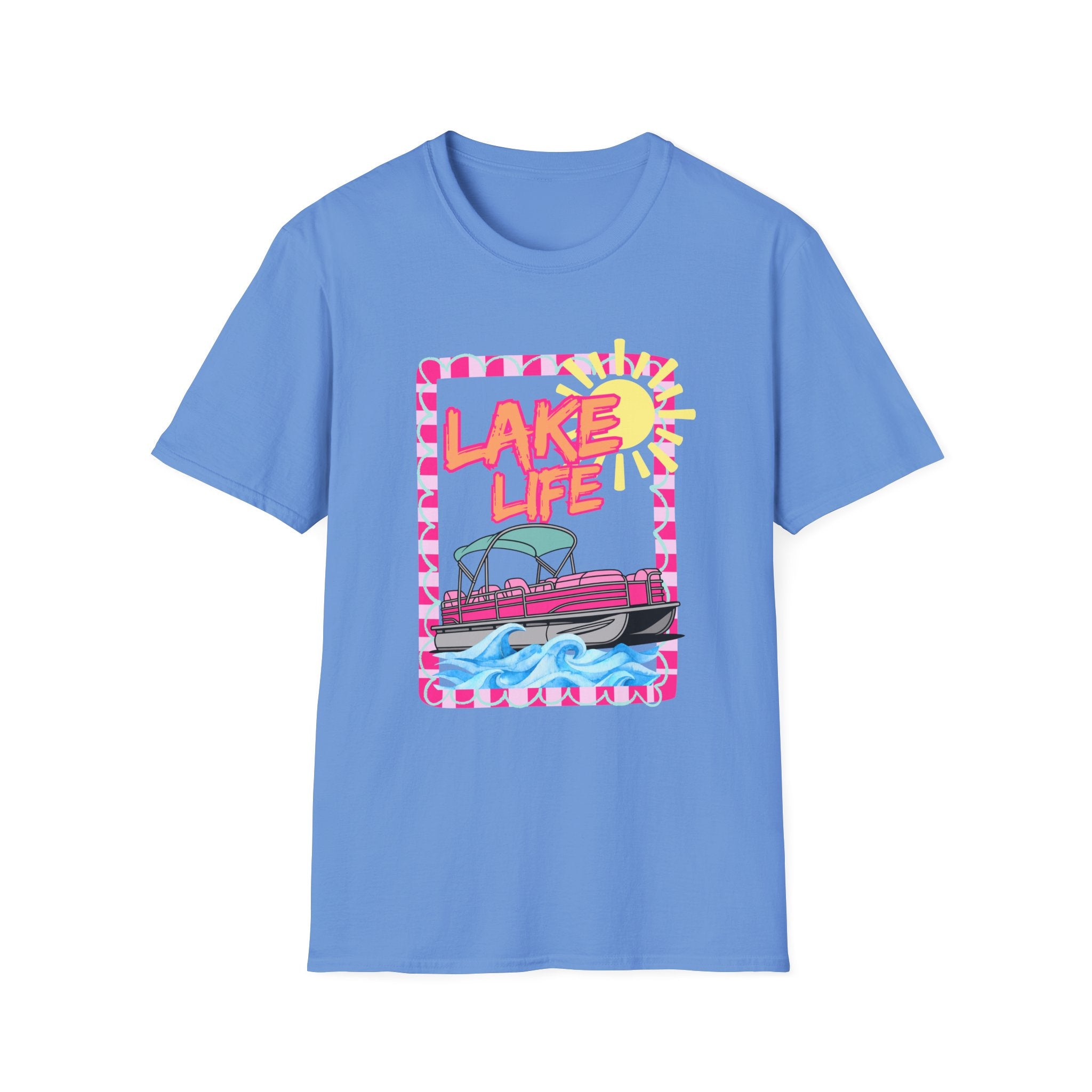 Lake Life Pontoon Boat T-Shirt | Summer Lake Vibes