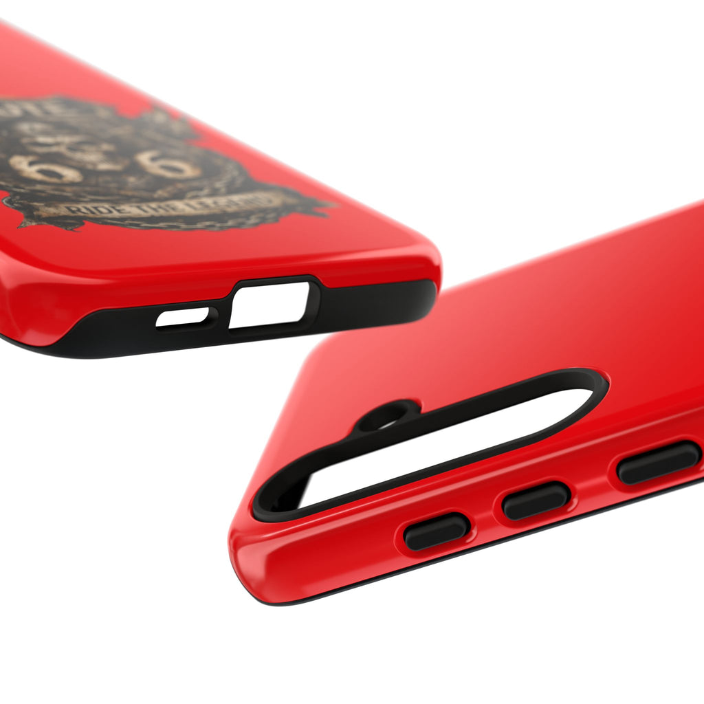 Route 66 Skull Helmet phone case | Motorcycle emblem, Ride the Legend