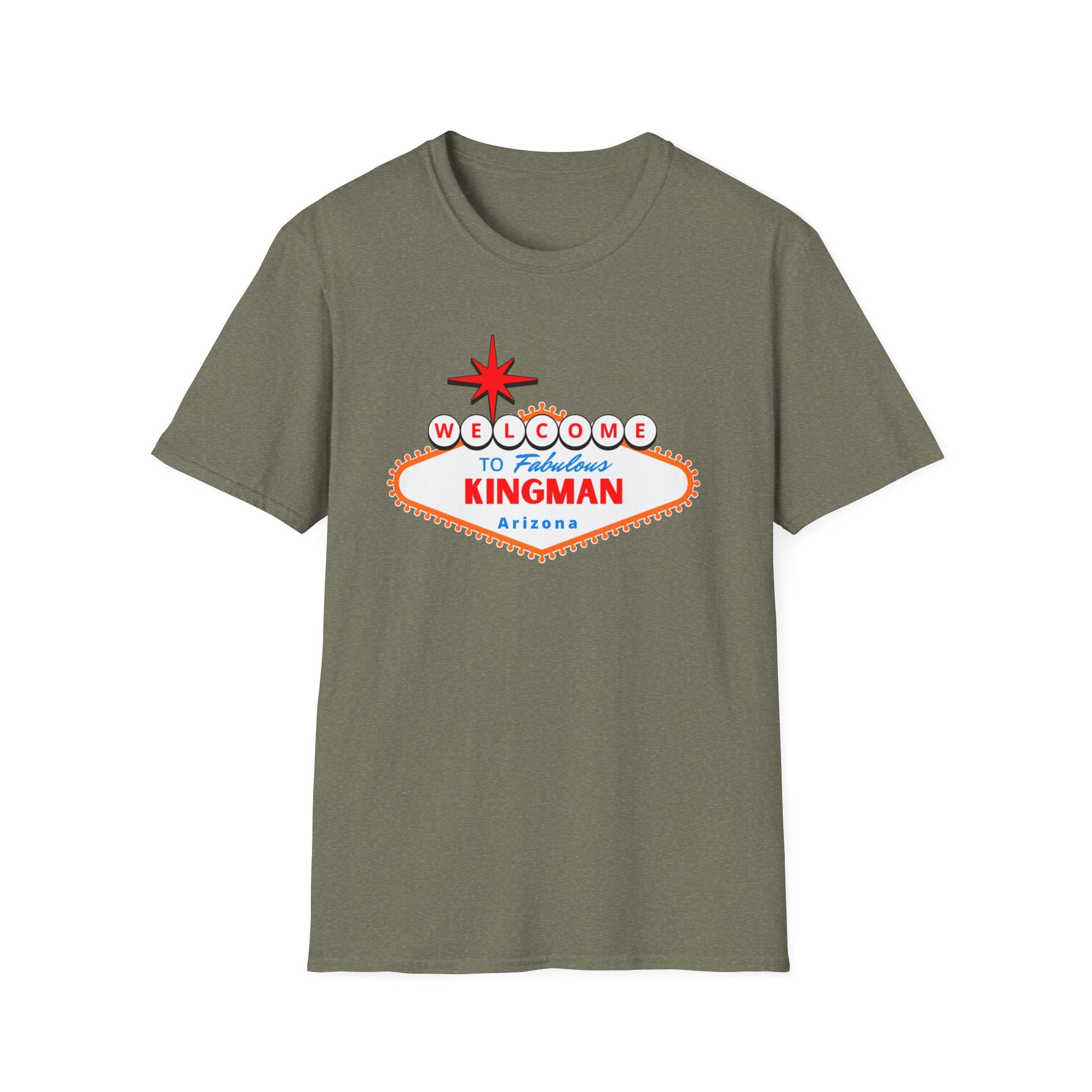 Kingman Arizona Vintage Welcome Sign T-Shirt