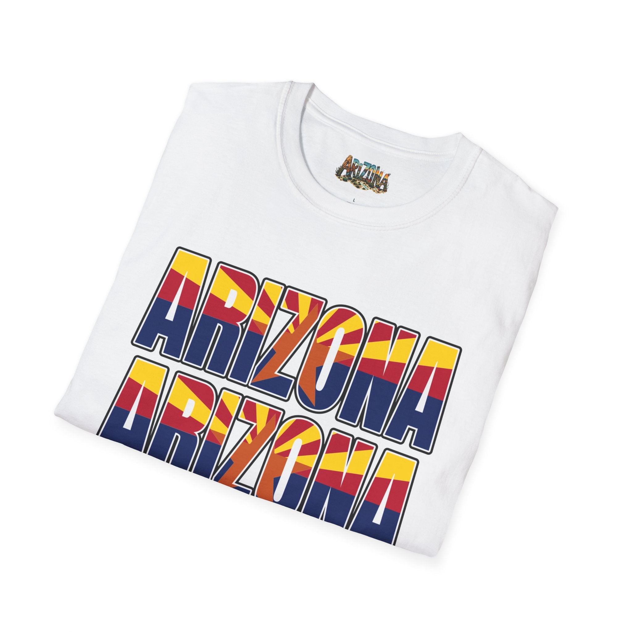 Arizona Vintage Graphic T-Shirt, Unisex Tee for Travel Lovers, Summer Fashion, Gift for Arizona State Fans, Retro Aesthetic Shirt