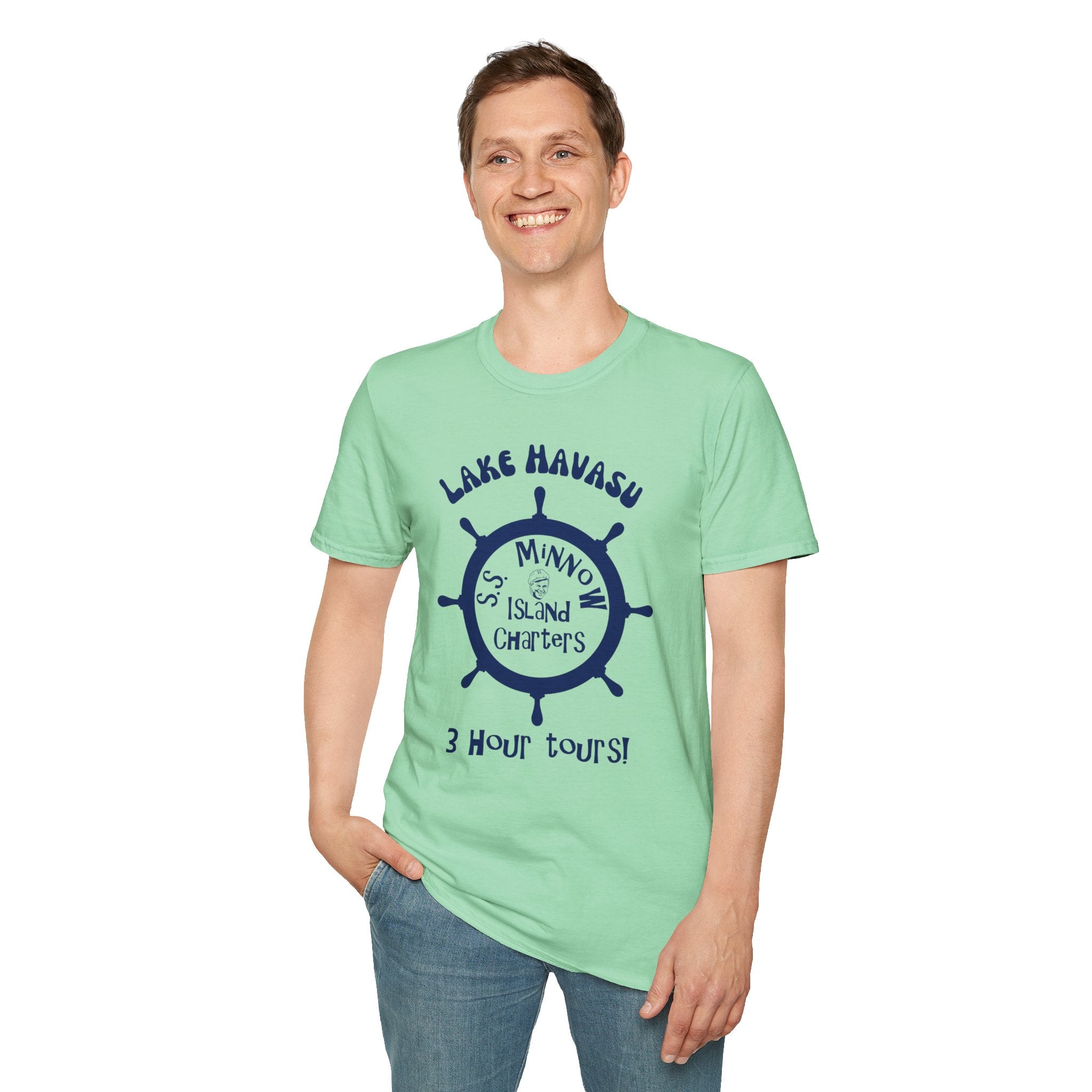 What It Could Happen lol ... Lake Havasu SS Minnow Island Charters T-Shirt | 3 Hour Tours
