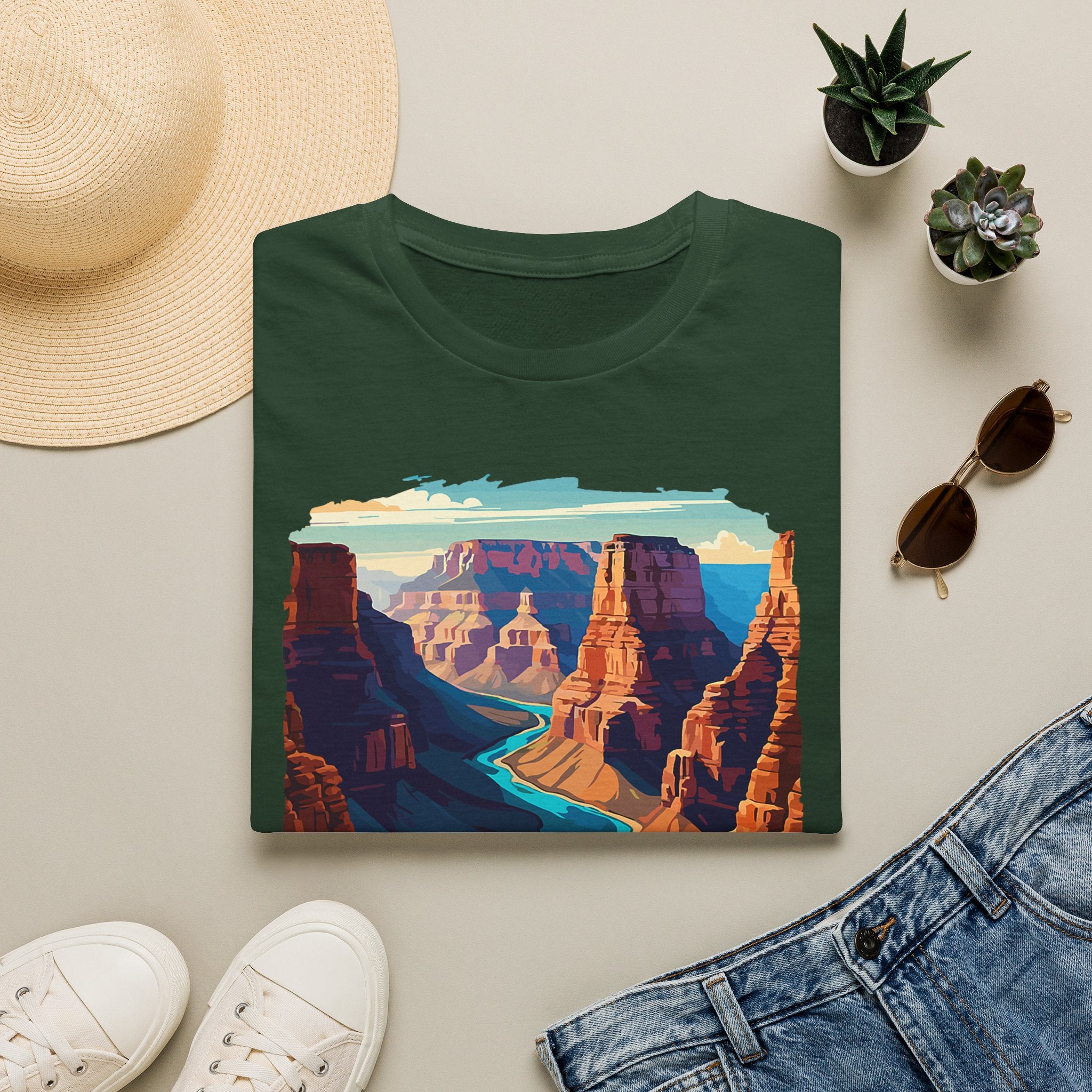 Grand Canyon National Park T-Shirt | Scenic Canyon Landscape