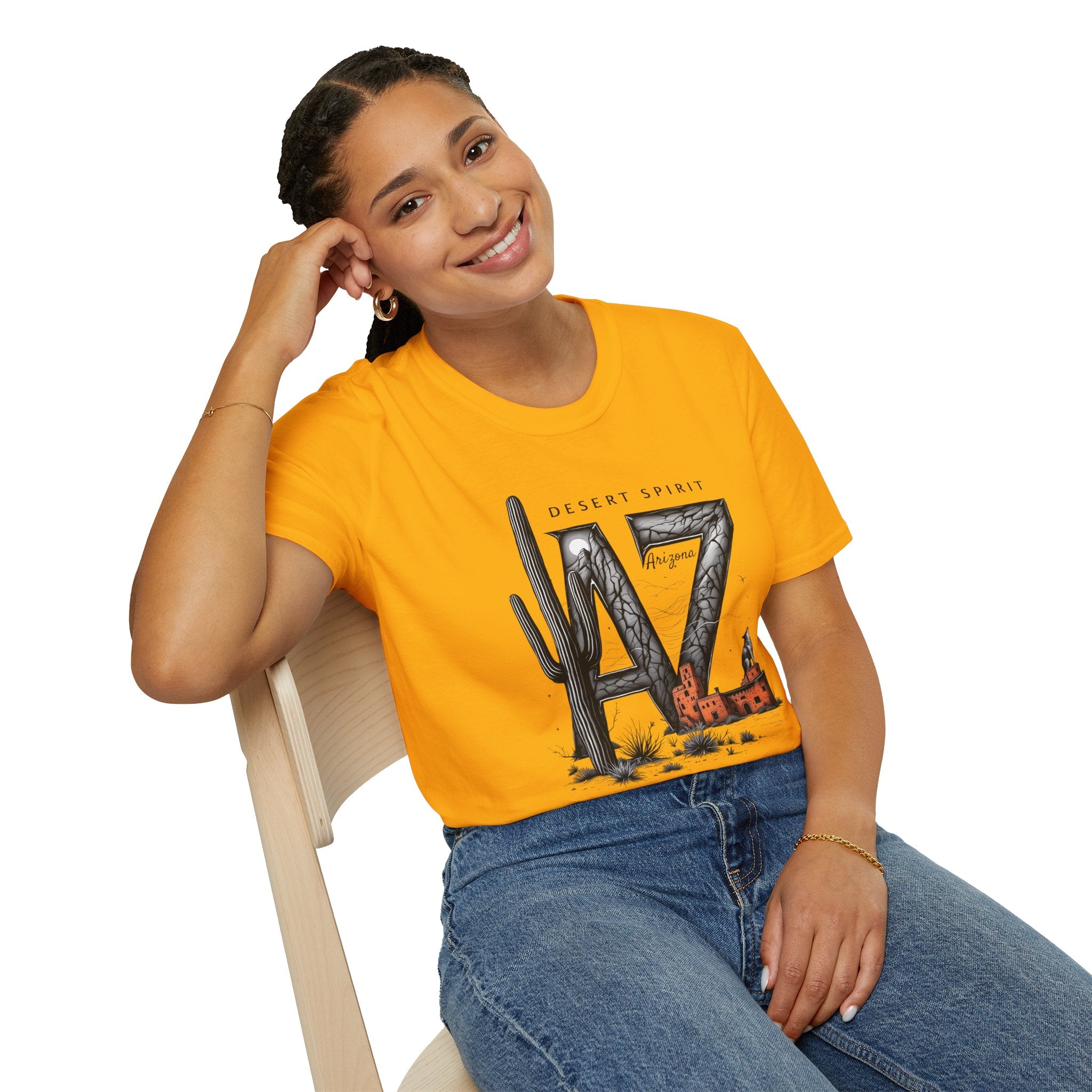 Arizona Desert Spirit T-Shirt | AZ Cactus Southwest Illustration