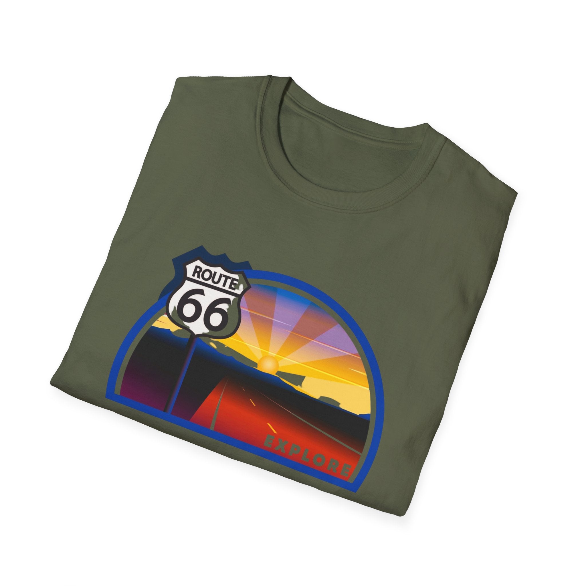 Route 66 City of Kingman Arizona Softstyle T-Shirt, Men Women Unisex Tee, Travel Souvenir Shirt, Vintage Road Trip Graphic Top, Retro