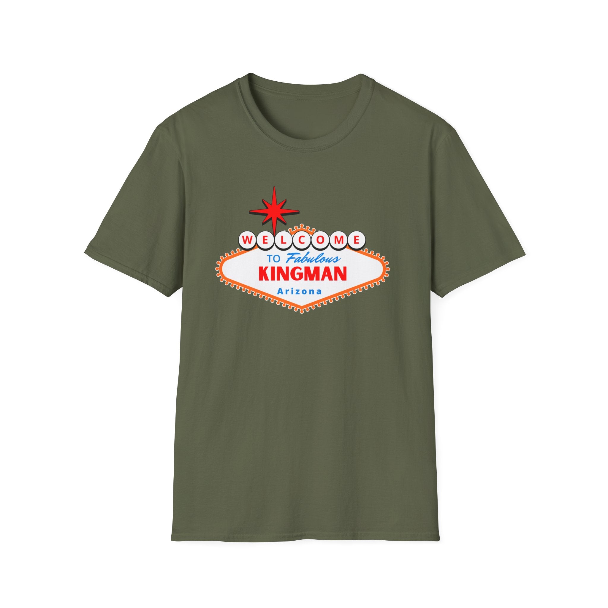 Kingman Arizona Vintage Welcome Sign T-Shirt