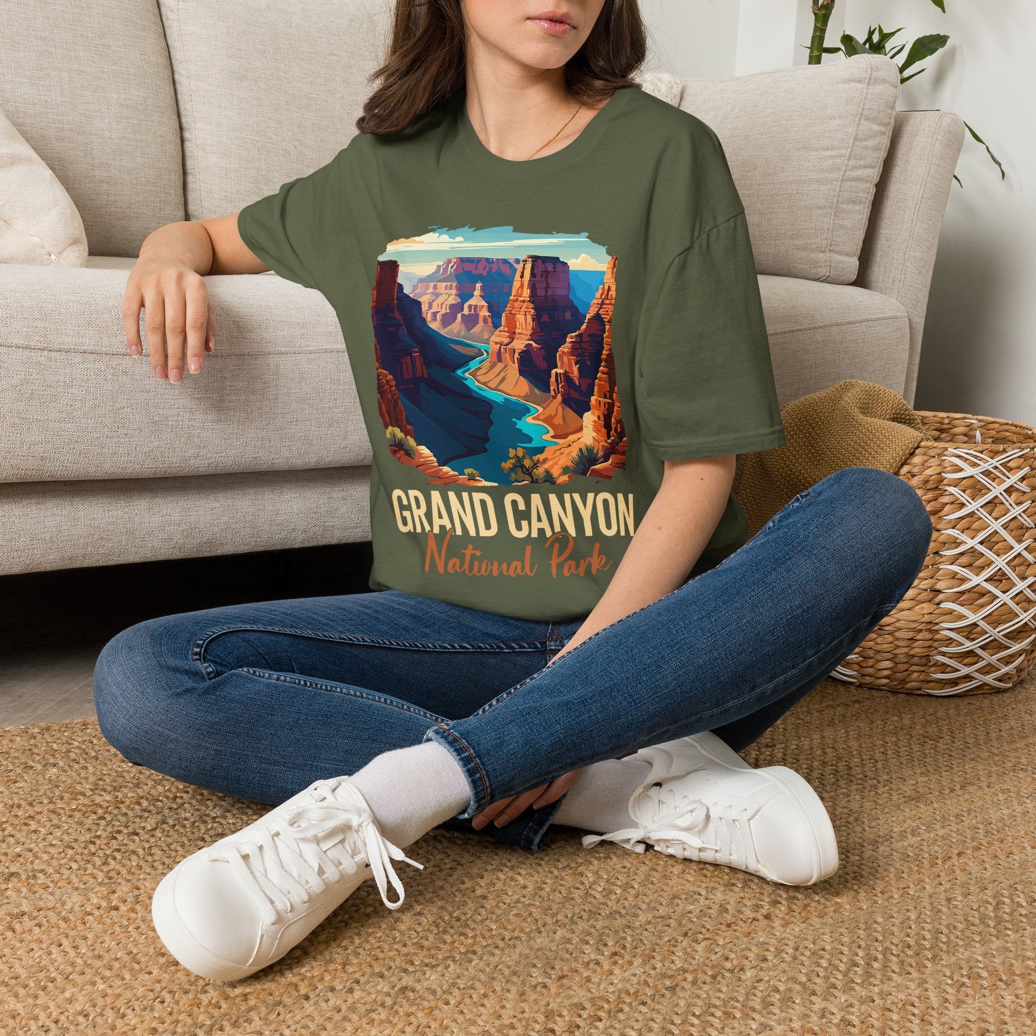 Grand Canyon National Park T-Shirt | Scenic Canyon Landscape
