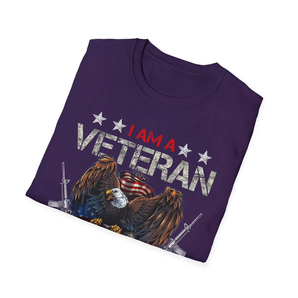 I Am Veteran My Oath Never Expires T-Shirt | Eagle American Flag Military Pride