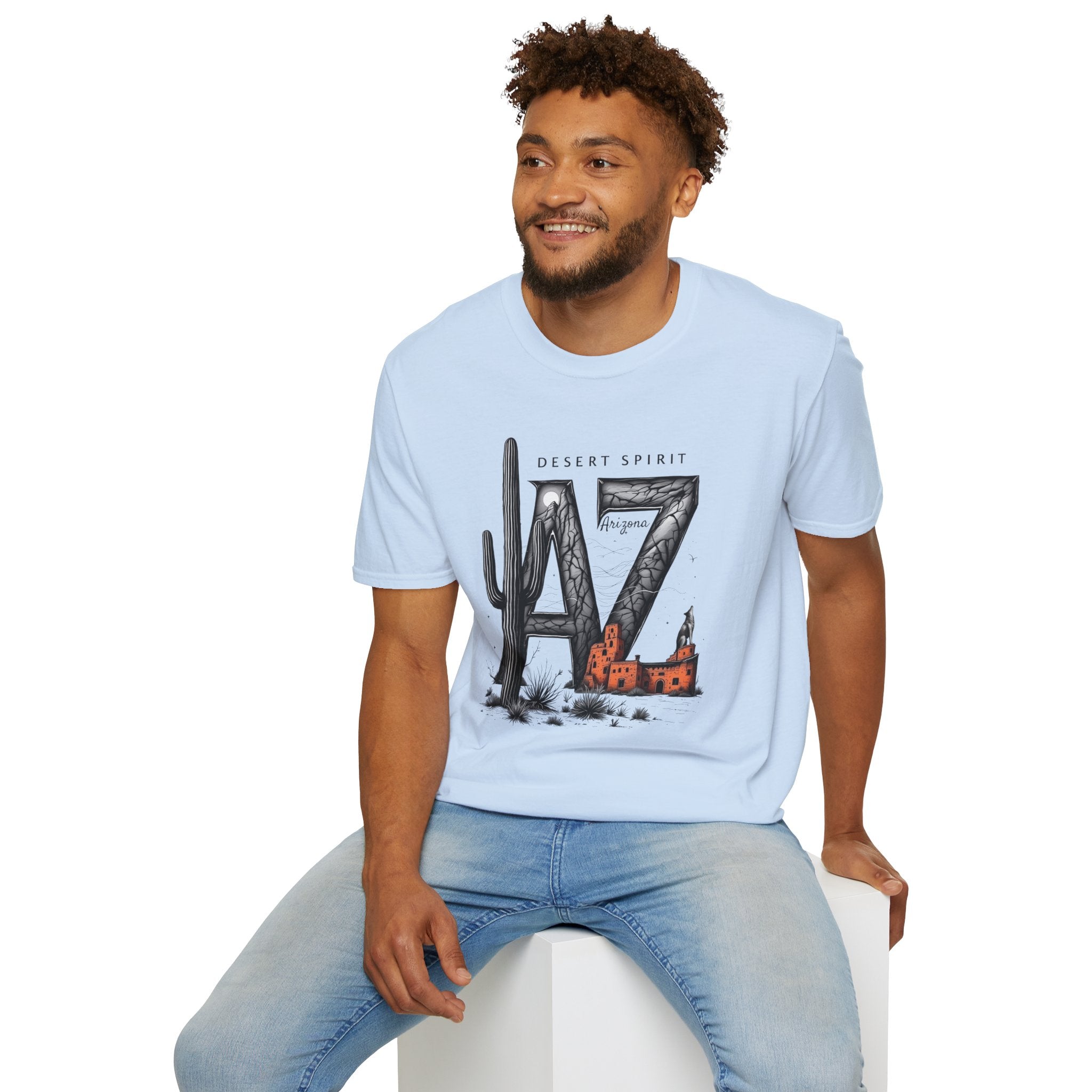 Arizona Desert Spirit T-Shirt | AZ Cactus Southwest Illustration