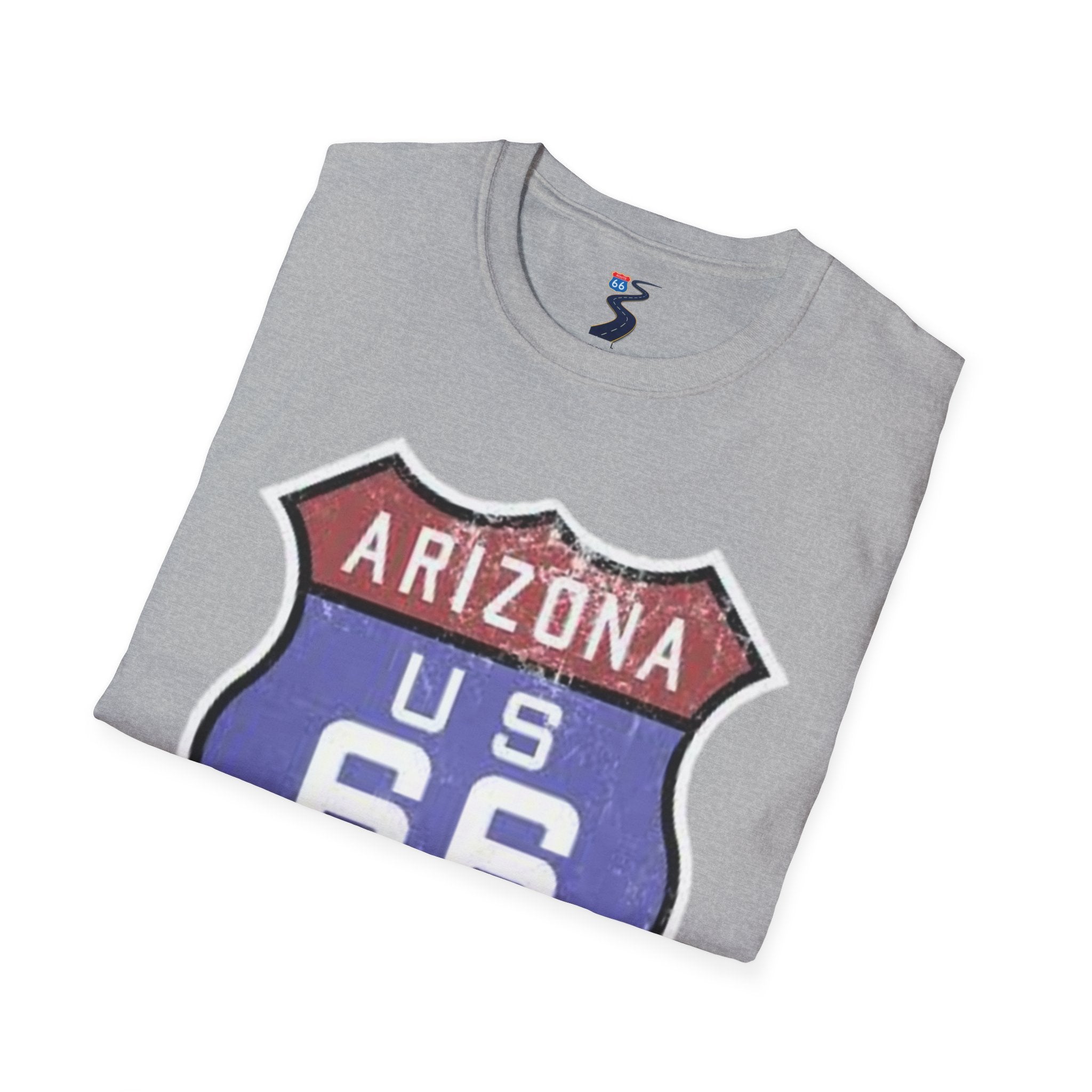 Arizona US 66 Shield T-Shirt | Route 66 Vintage Sign Tee