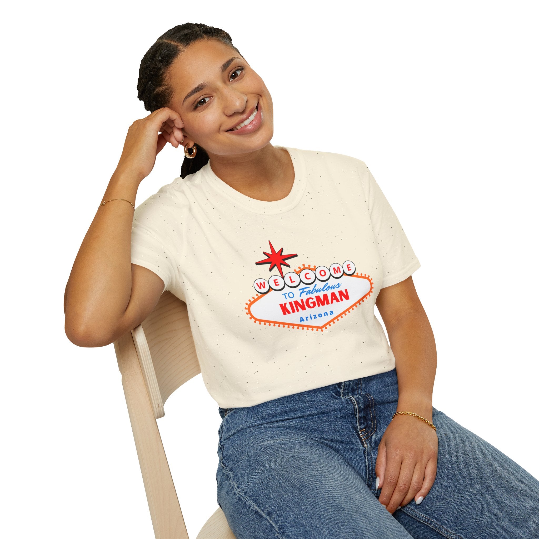 Kingman Arizona Vintage Welcome Sign T-Shirt