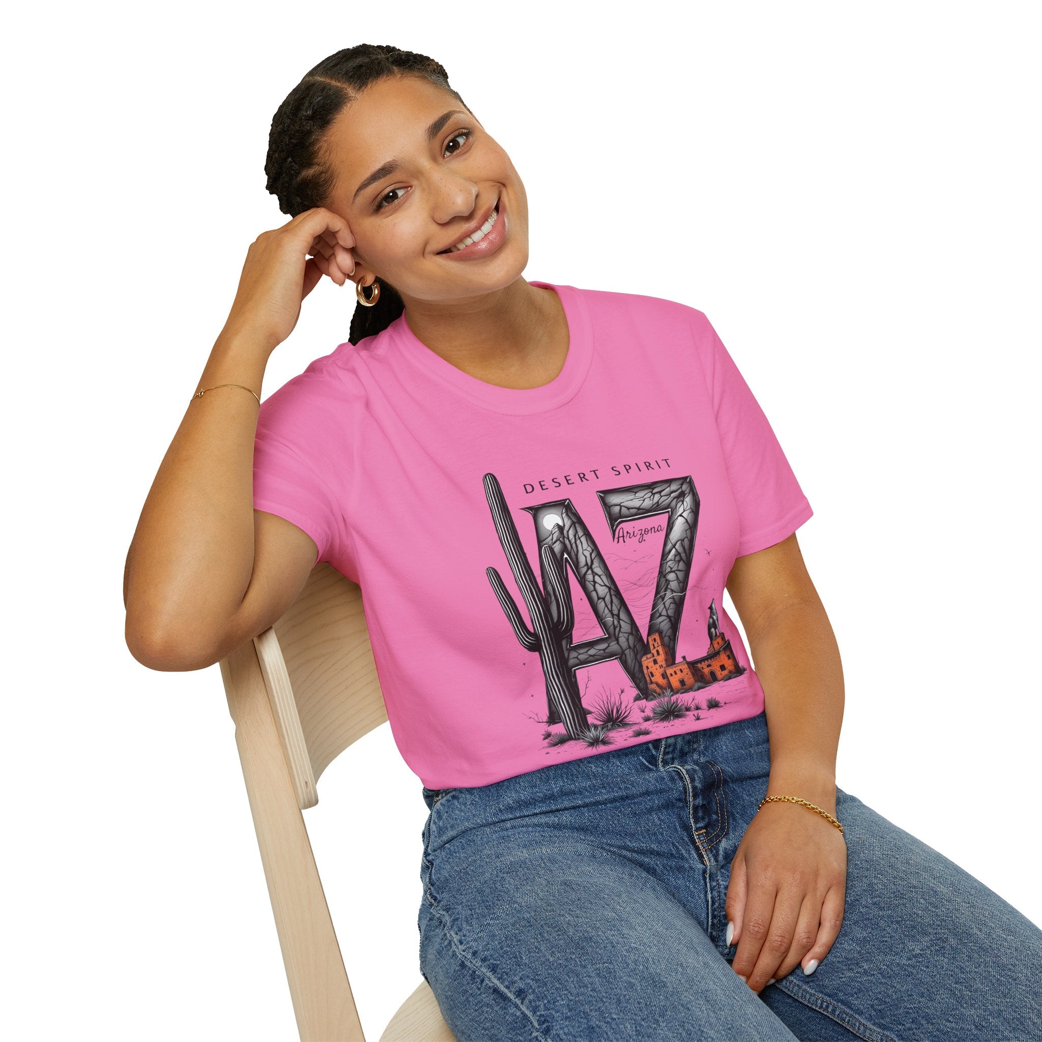 Arizona Desert Spirit T-Shirt | AZ Cactus Southwest Illustration