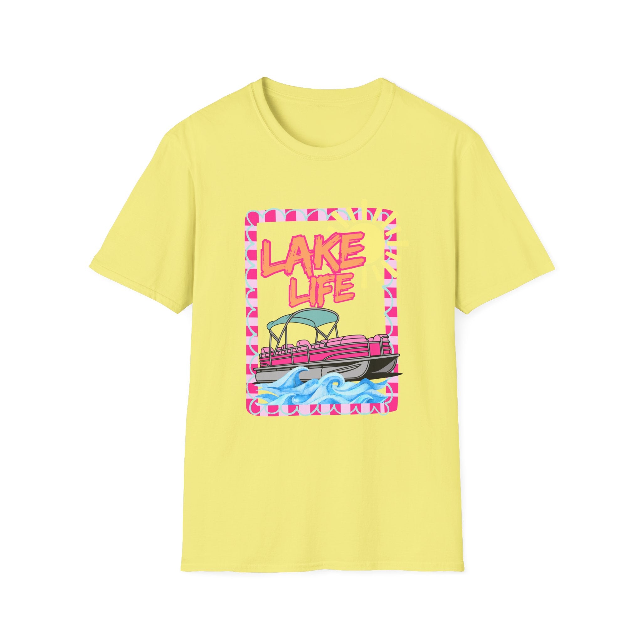 Lake Life Pontoon Boat T-Shirt | Summer Lake Vibes