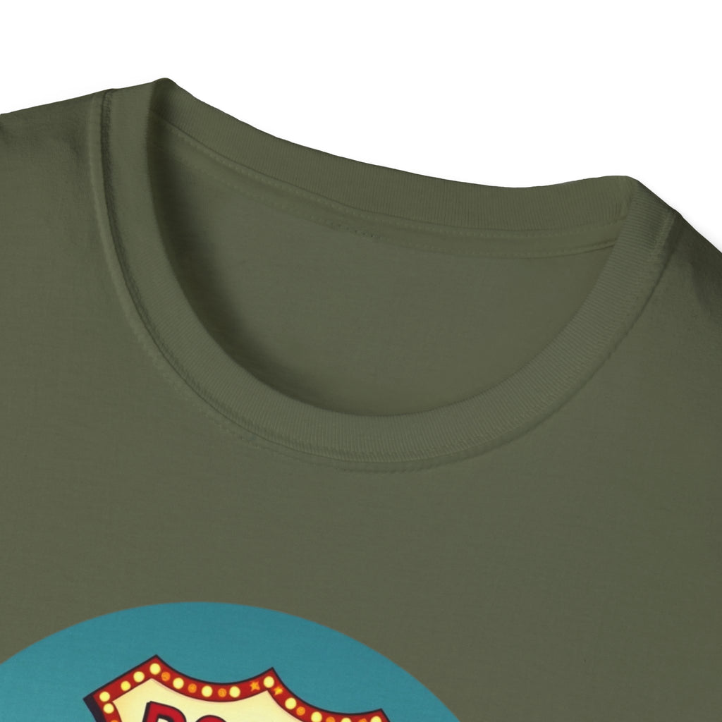 Route 66 Classic Car T-Shirt | Retro Desert Road Sign, Vintage Convertible