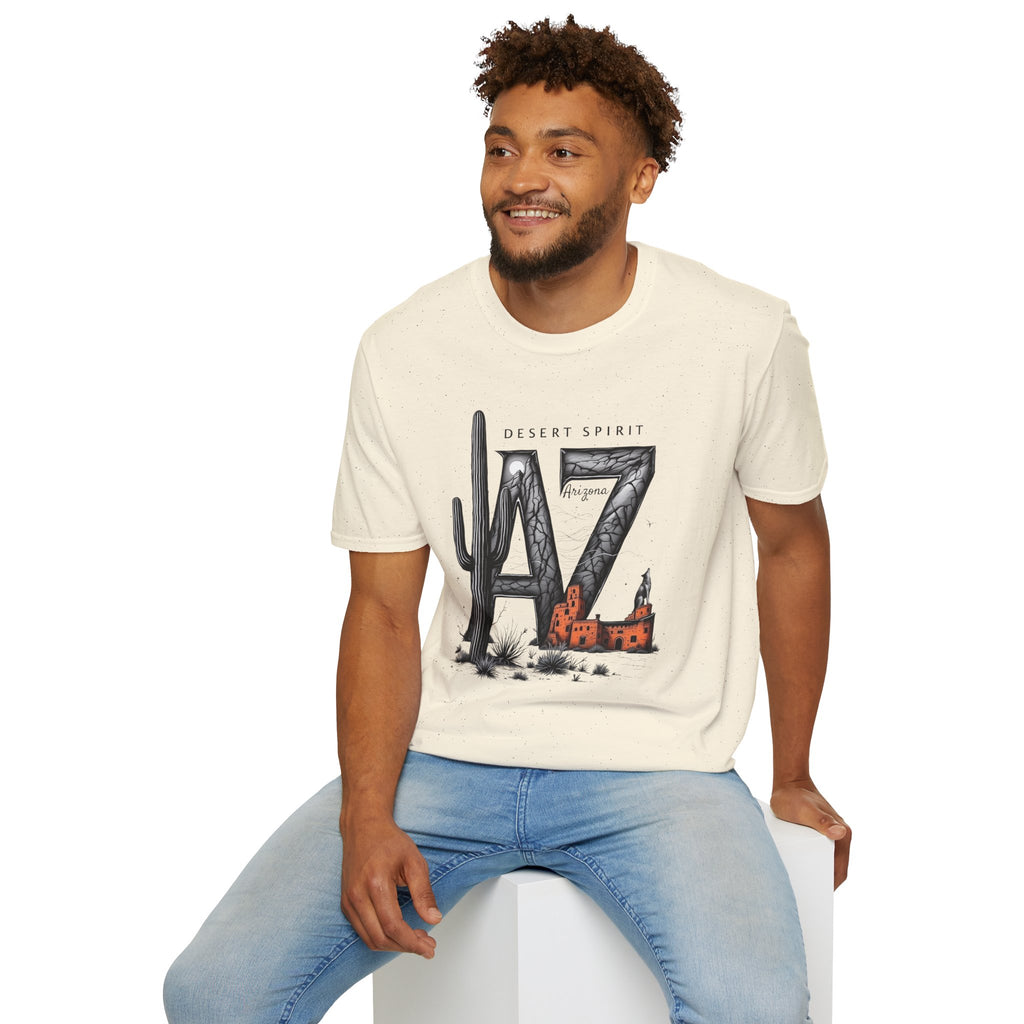 Arizona Desert Spirit T-Shirt | AZ Cactus Southwest Illustration