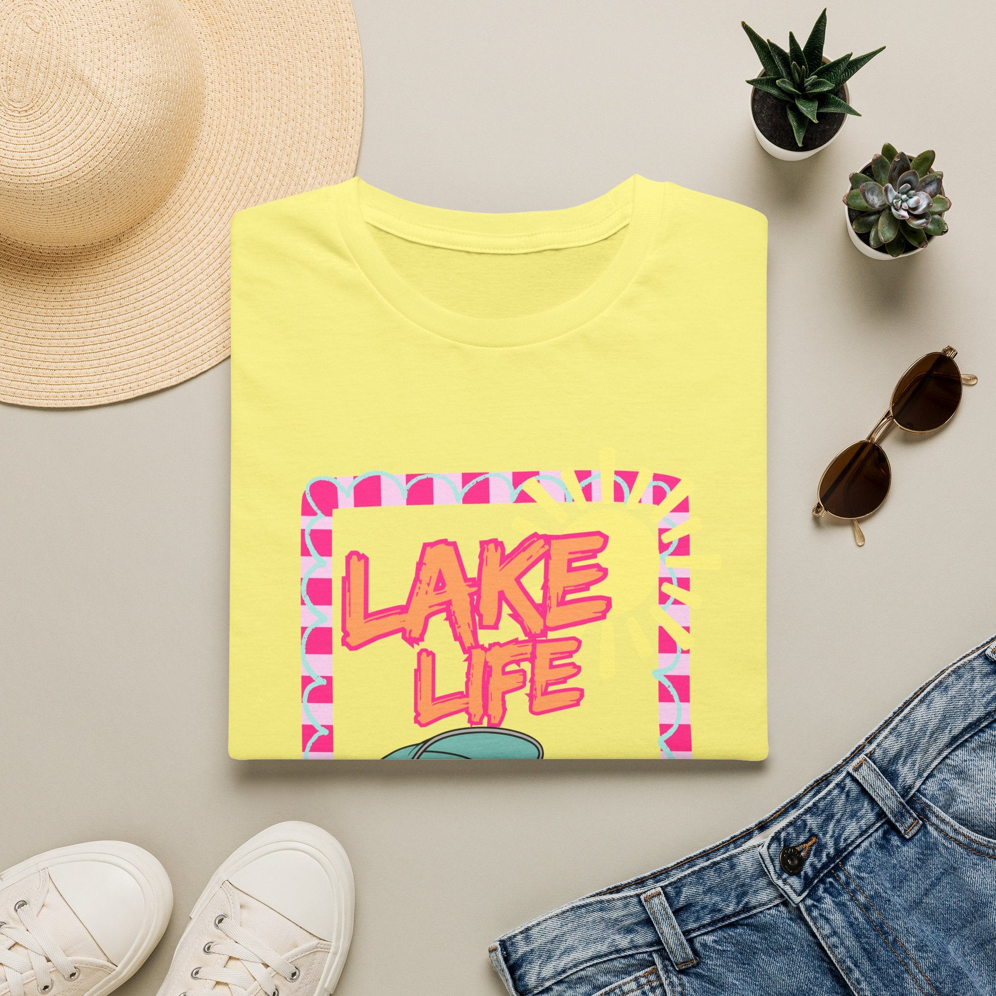 Lake Life Pontoon Boat T-Shirt | Summer Lake Vibes