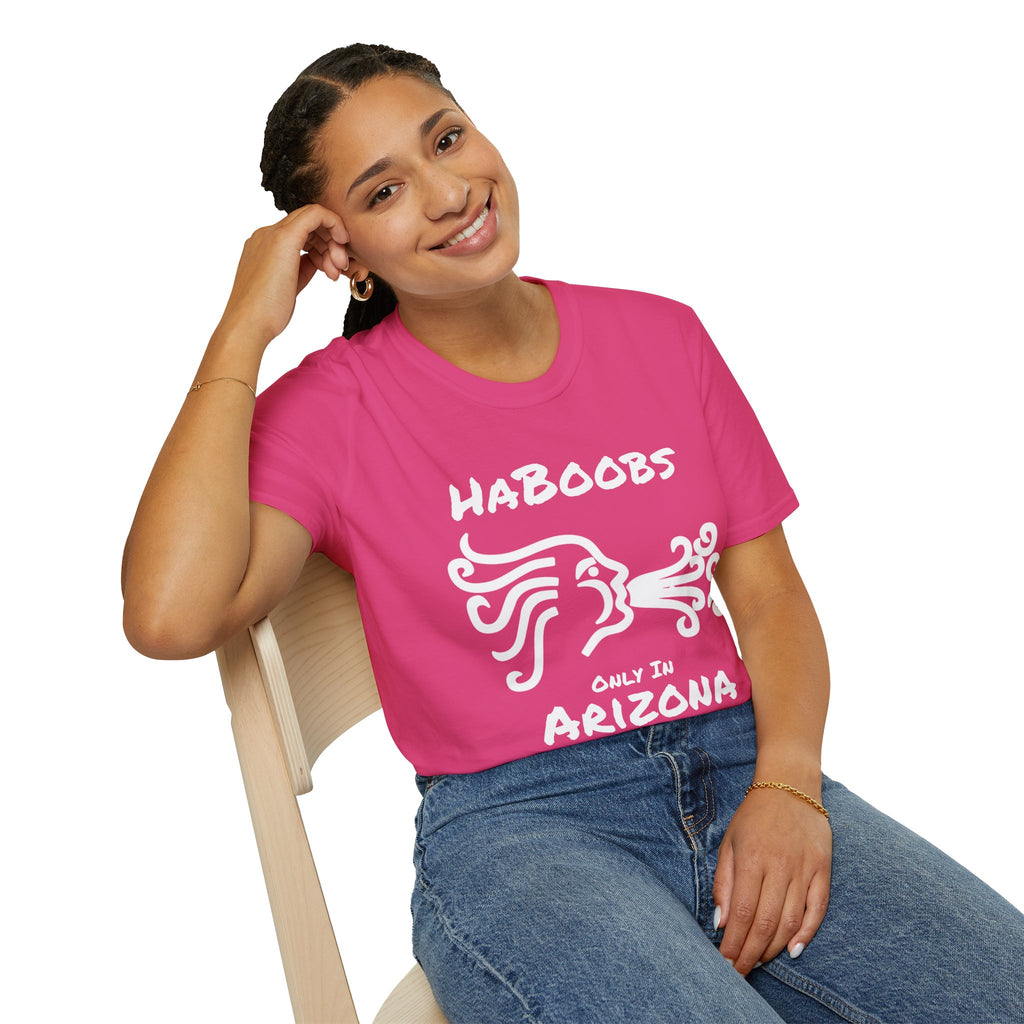 Arizona HaBoobs Mens Womans  Softstyle T-Shirt | Funny Graphic Tee, Gift for Him/Her, Summer Wear, Vacation Shirt, Humor Apparel
