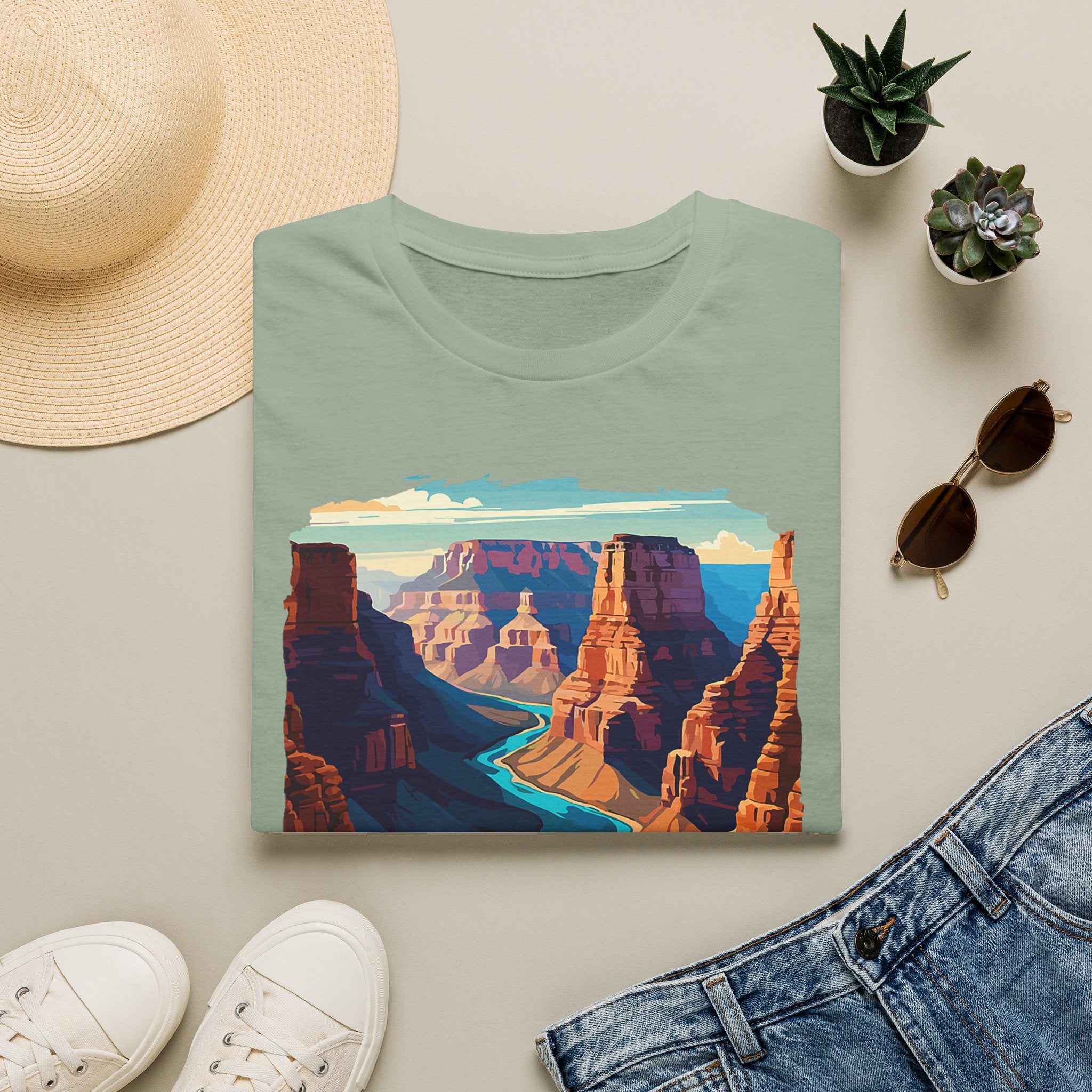Grand Canyon National Park T-Shirt | Scenic Canyon Landscape