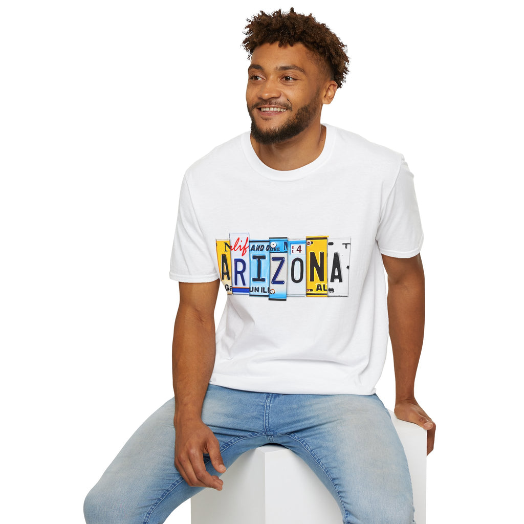 Arizona License Plate Collage T-Shirt | State Graphic Tee