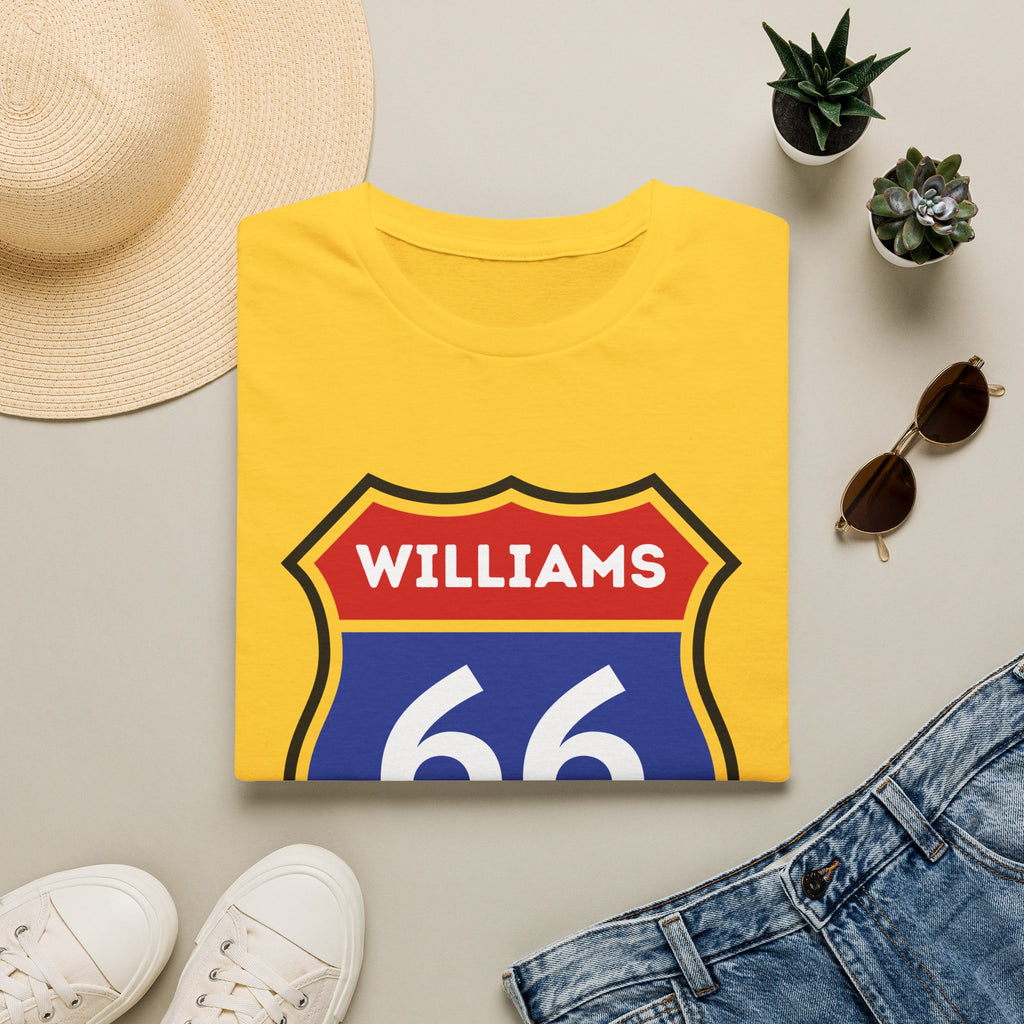 Williams 66 Shield T-Shirt | Route 66 Road Sign Shirt