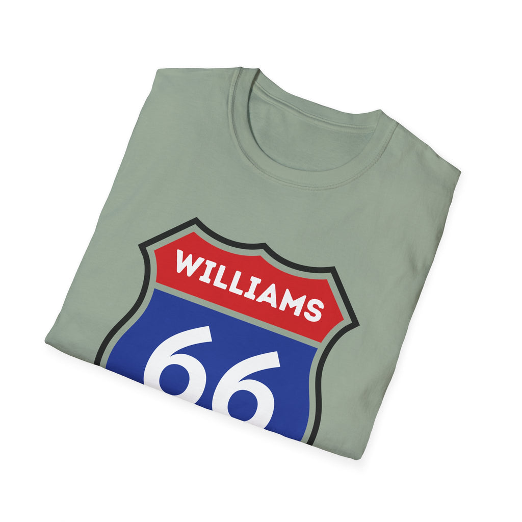 Williams 66 Shield T-Shirt | Route 66 Road Sign Shirt