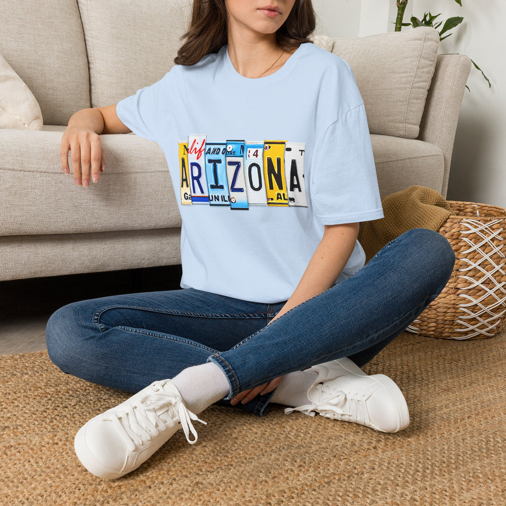 Arizona License Plate Collage T-Shirt | State Graphic Tee