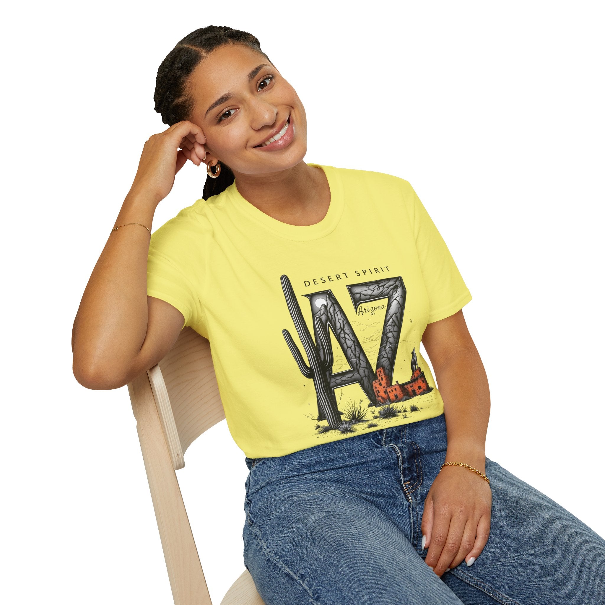 Arizona Desert Spirit T-Shirt | AZ Cactus Southwest Illustration
