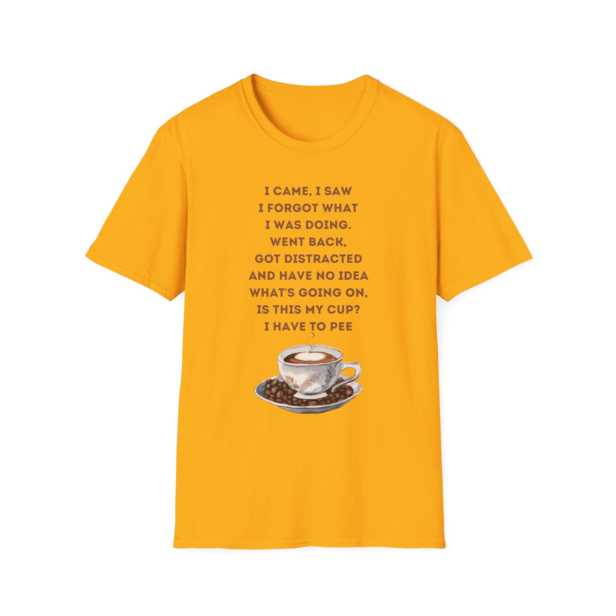 Funny Coffee Quote T-Shirt for Coffee Lovers, Humor Tee, Gift for Him/Her, Perfect for Birthdays, Housewarming, Casual Wear